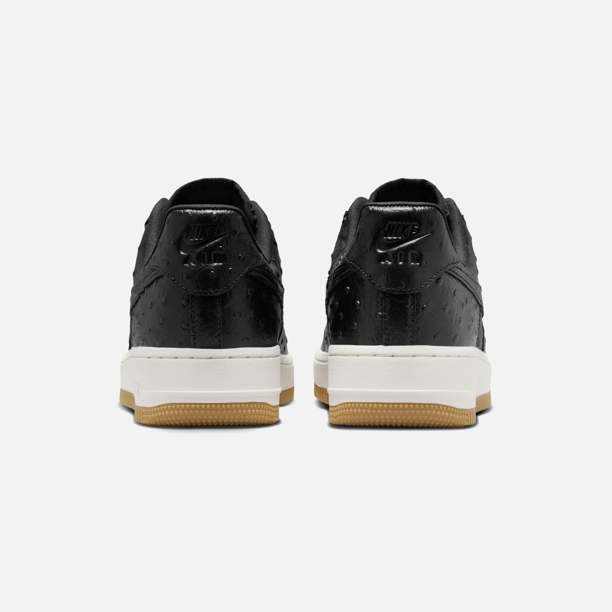 Nike WMNS Air Force 1 Low - Black / Sail / Gum Light Brown