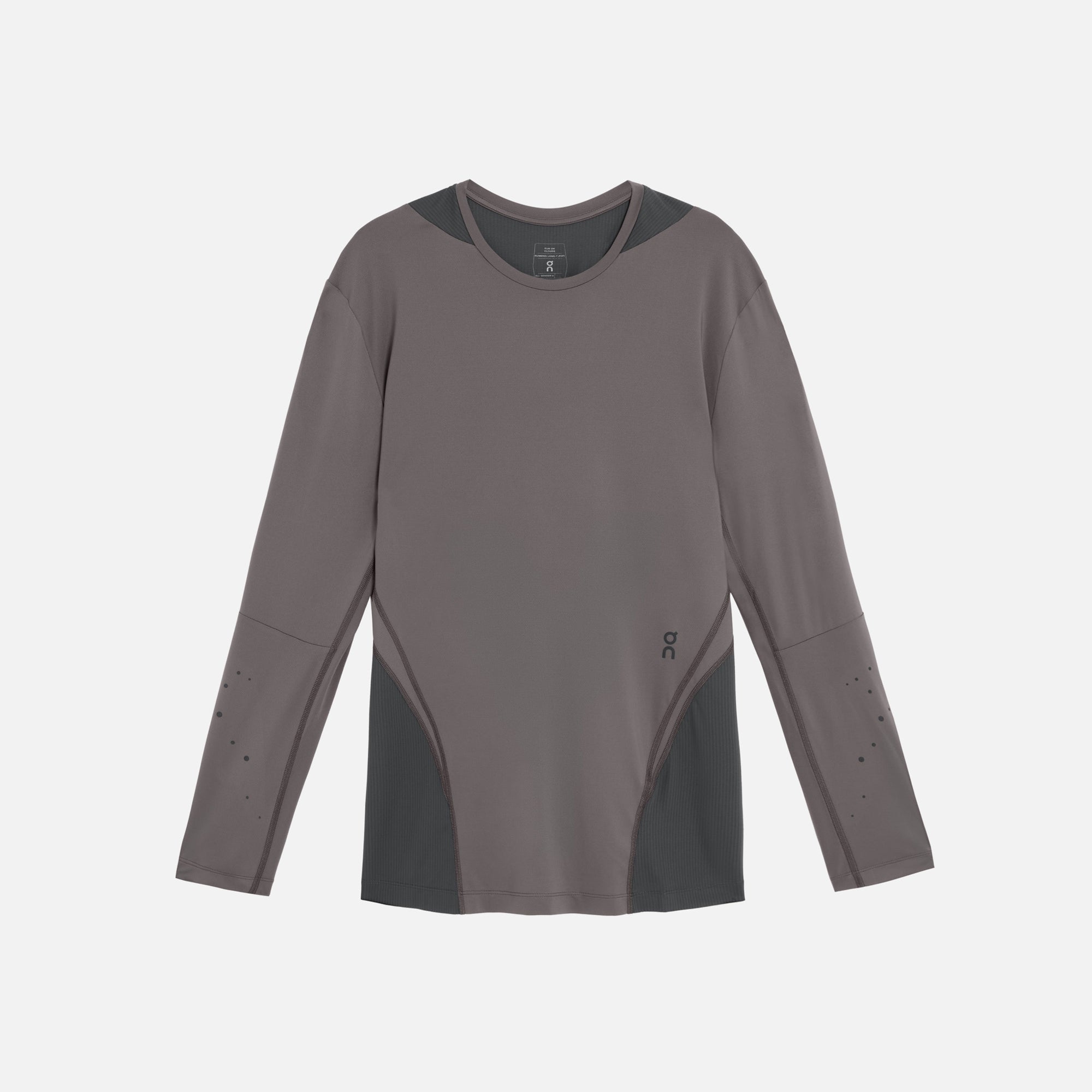 On Running for Post Archive Faction Performance Long Sleeve Tee - Eclipse Shadow