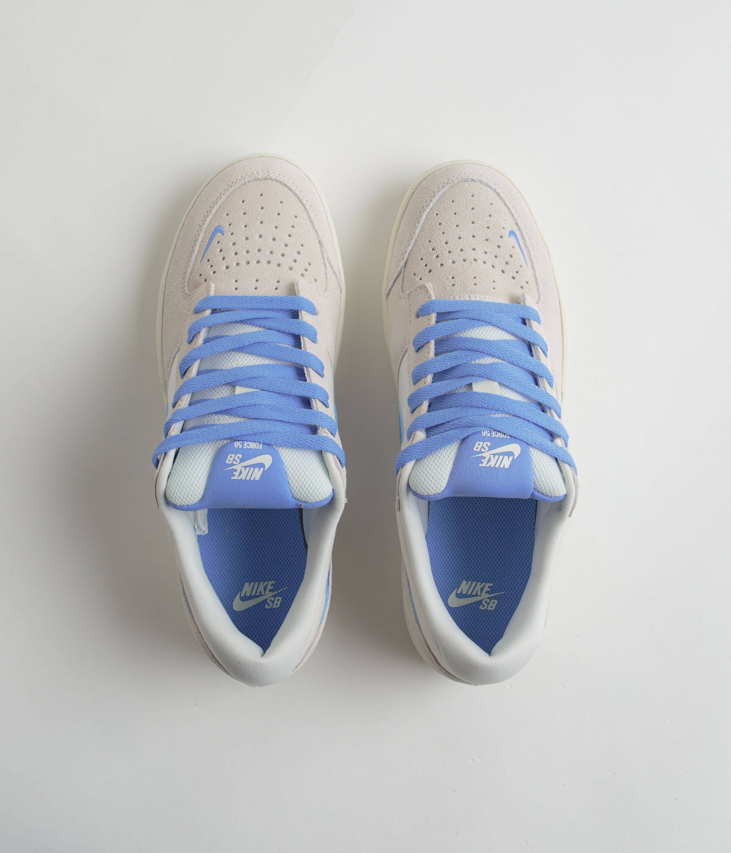 Nike SB Force 58 Shoes - Phantom / University Blue - Summit White