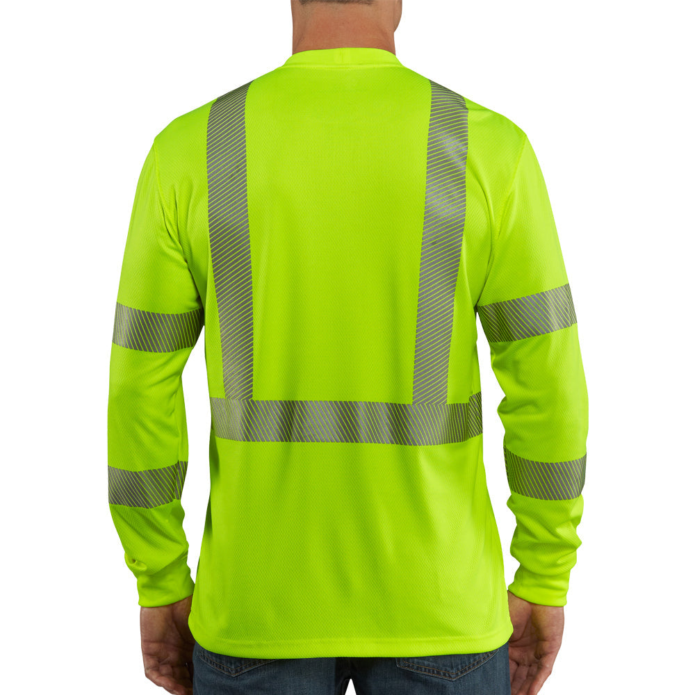 Carhartt Men's Force® Class 3 High Visibility Long Sleeve T-Shirt