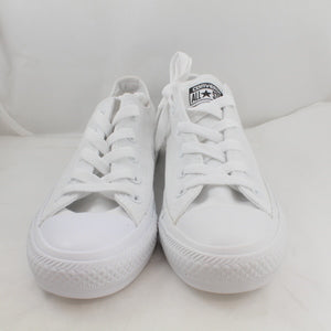 Womens Converse All Star Low White Mono Trainers