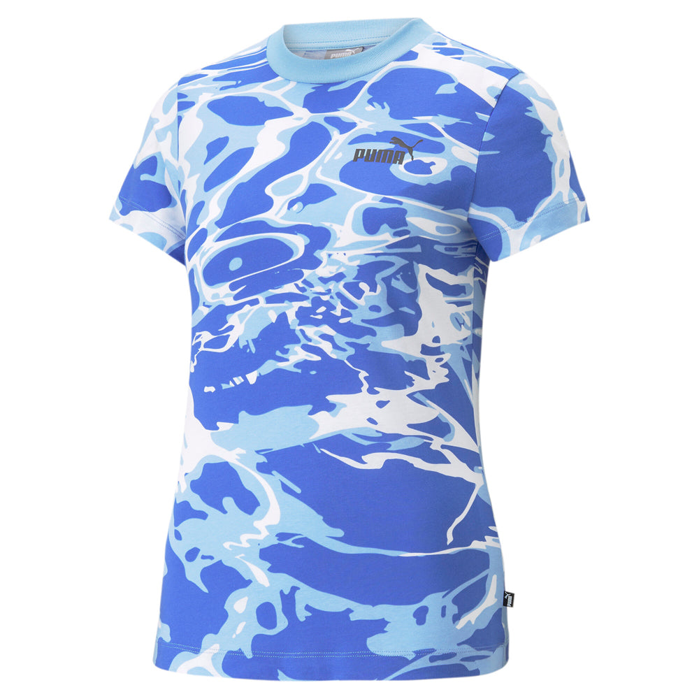 Summer Splash Graphic Crew Neck Short Sleeve T-Shirt