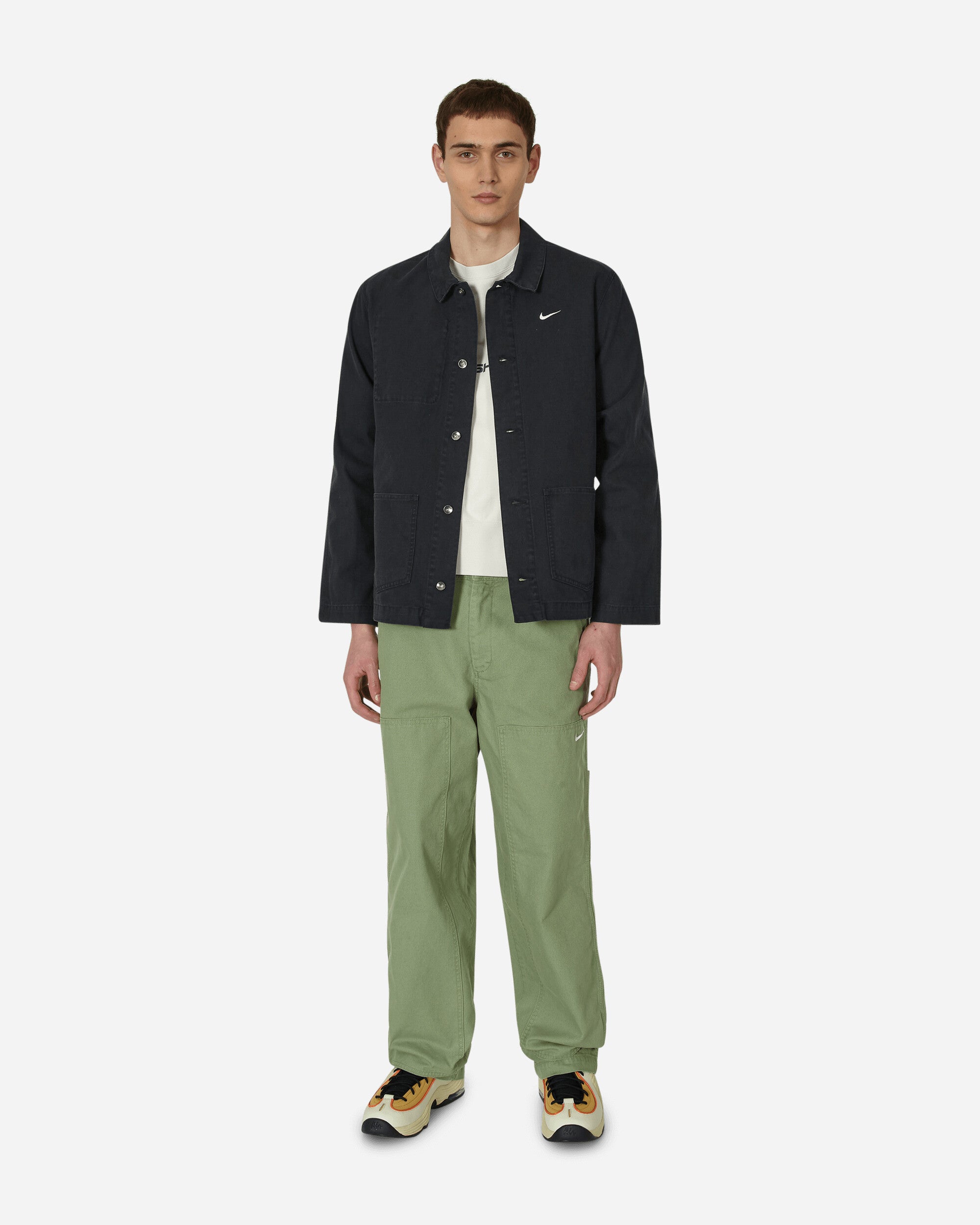 Double-Panel Trousers Green