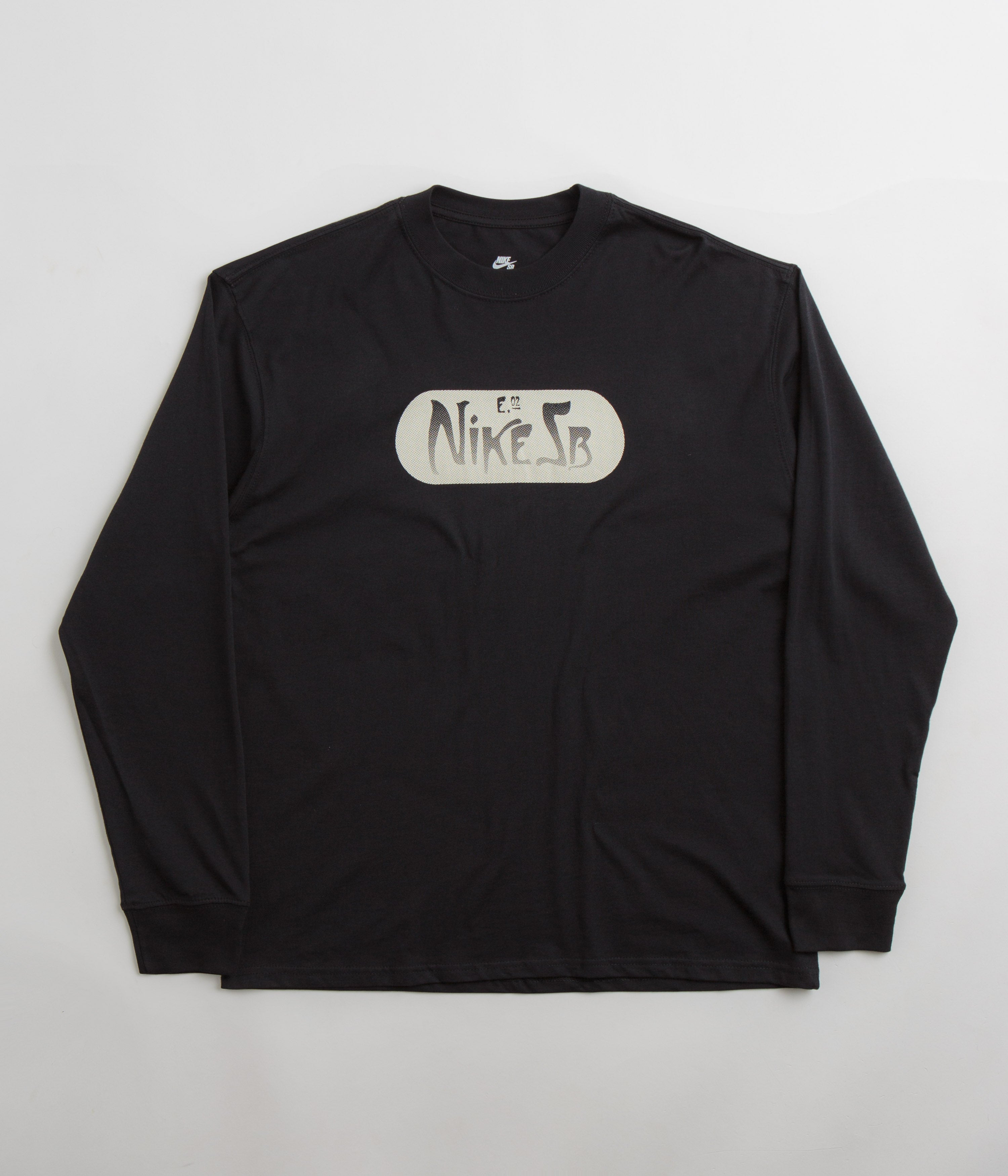 Nike SB Graphic Long Sleeve T-Shirt - Black