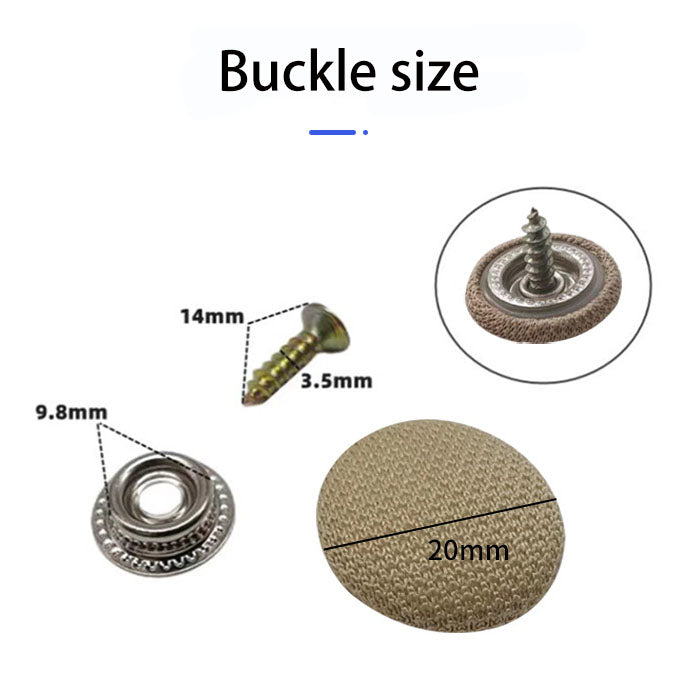 Car Roof Buckle Shed Cloth Repair Nail Roof Interior Fixed Buckle Push Pin Car Interior Screw Buckle