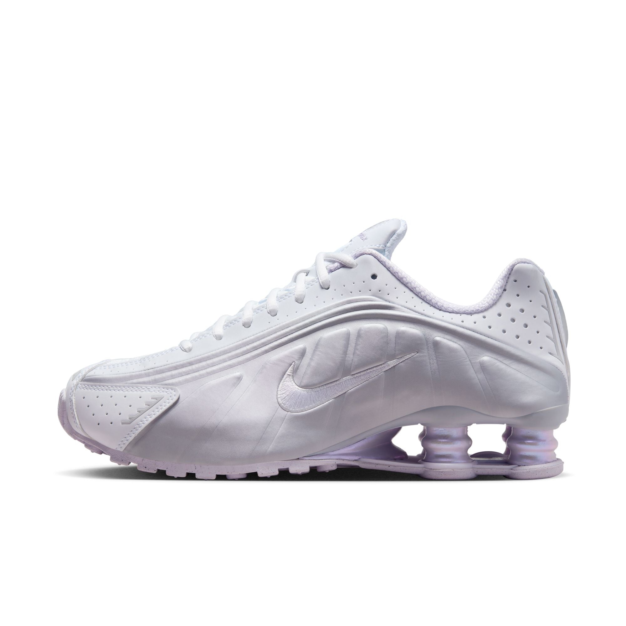 Nike Shox R4 White Barely Grape MTLC Platinum HF5076-100