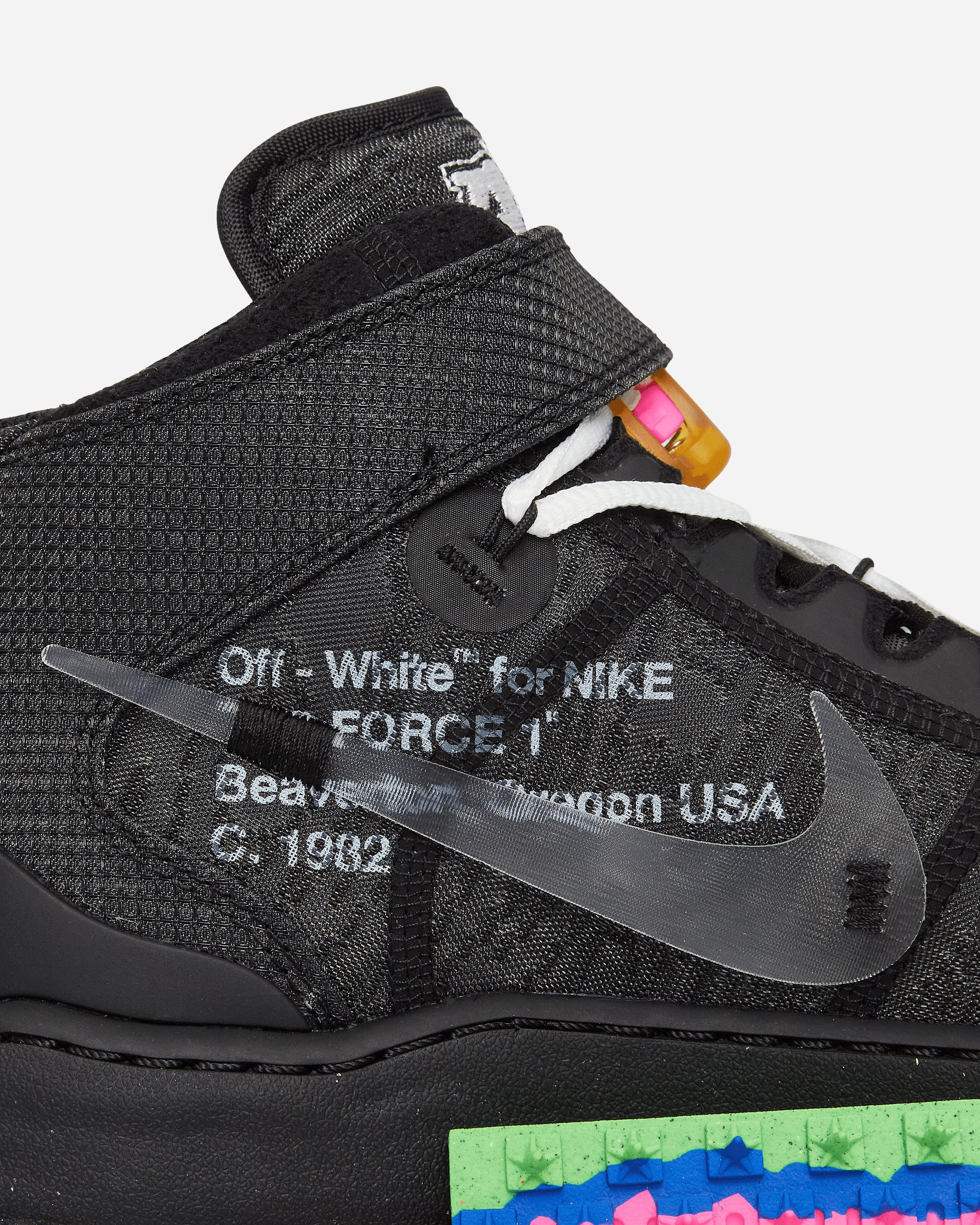 Off-White™️ Air Force 1 Mid Sneakers Black