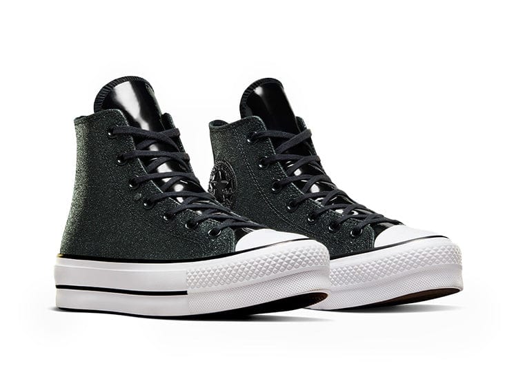 Converse Chuck Taylor Lift Sparkle Party Womens Negro