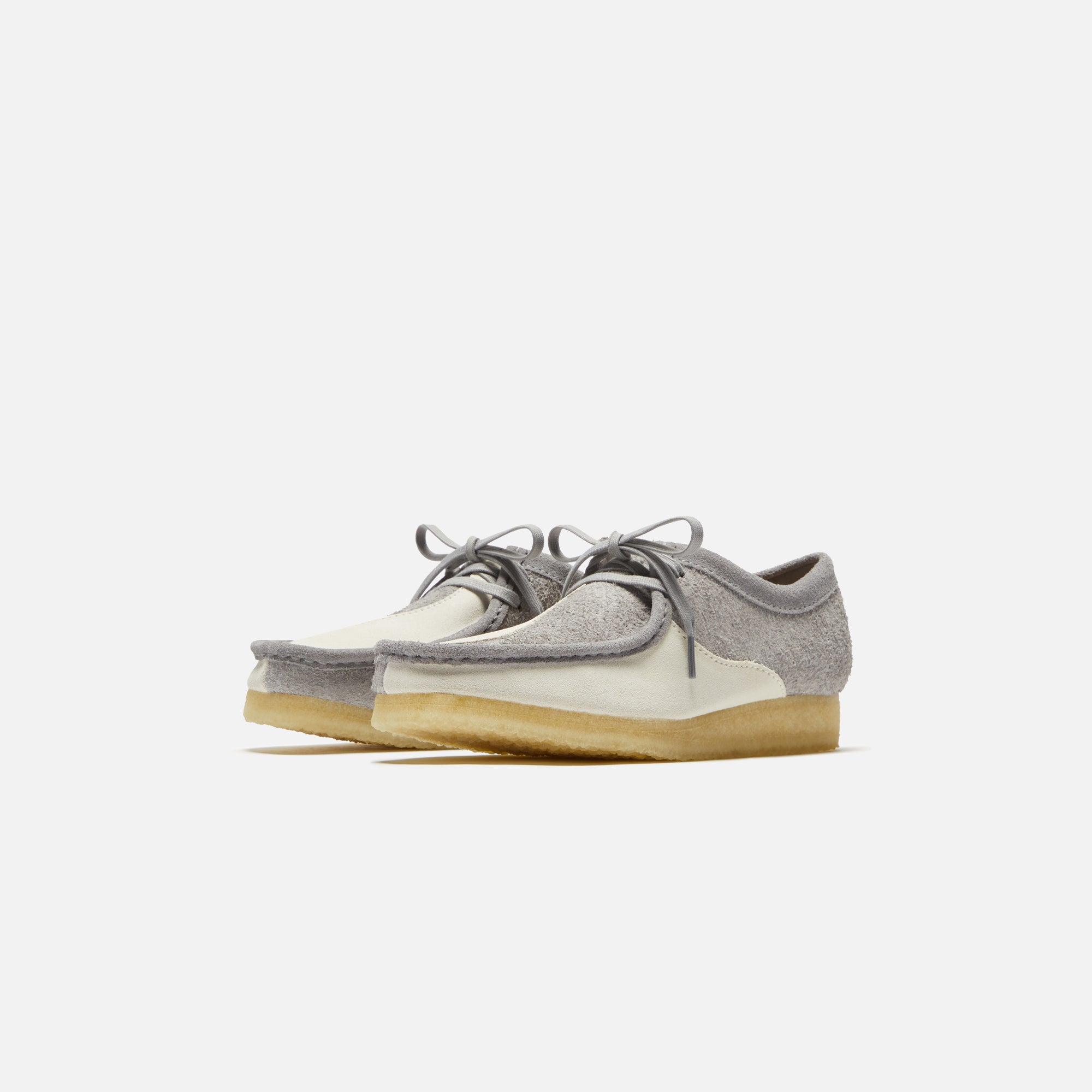 Clarks Wallabee - Grey / Off White