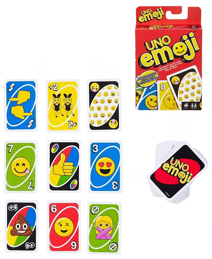 Mattel Emoji Uno Card Game - Macy's - Universal