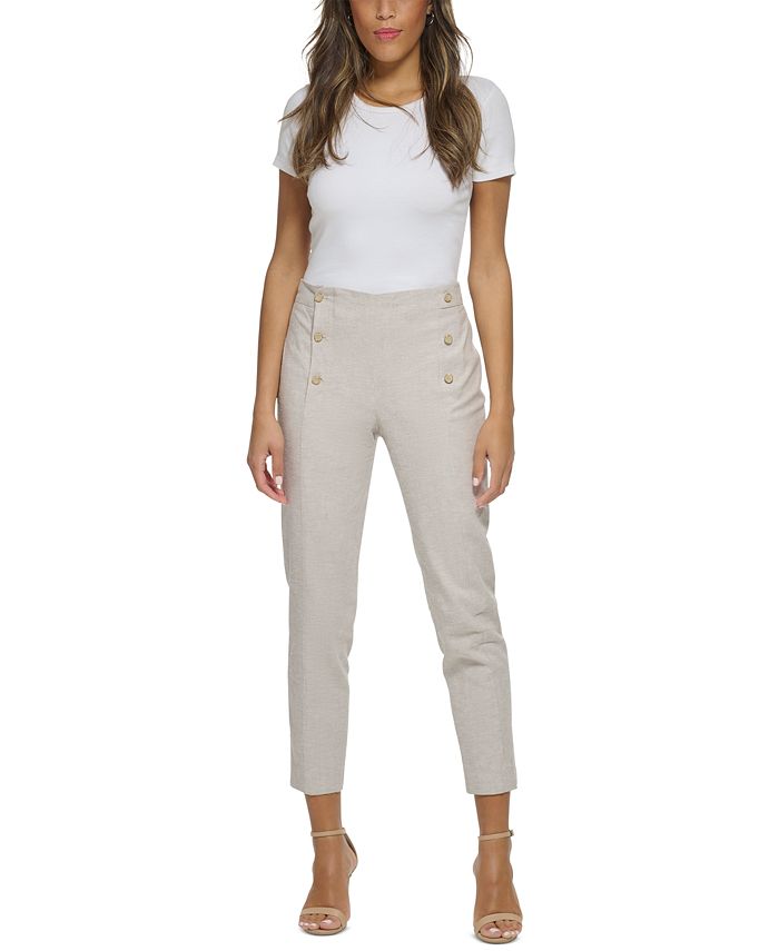 Women's Textured Woven Sailor Pants