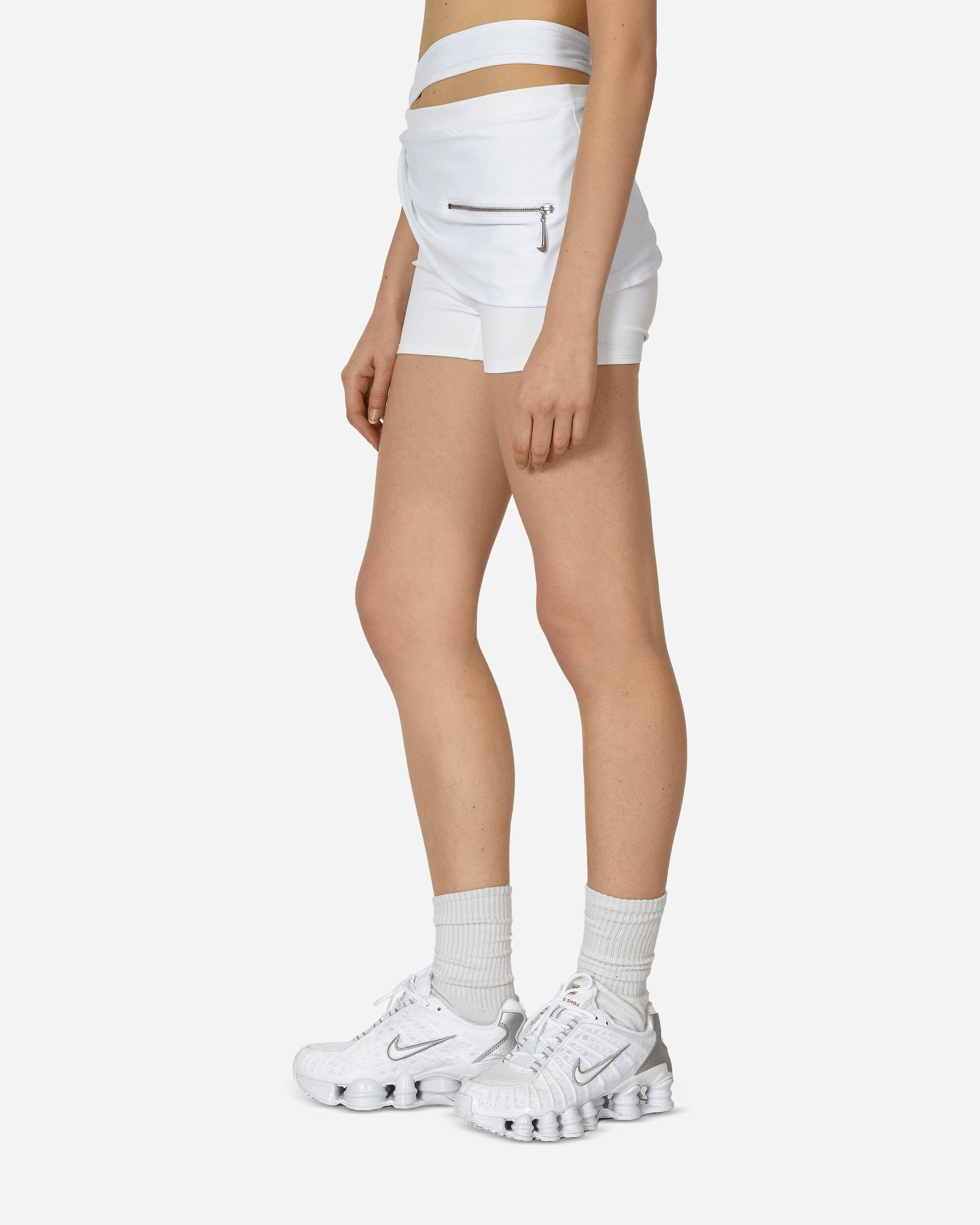 JACQUEMUS Pareo Shorts White