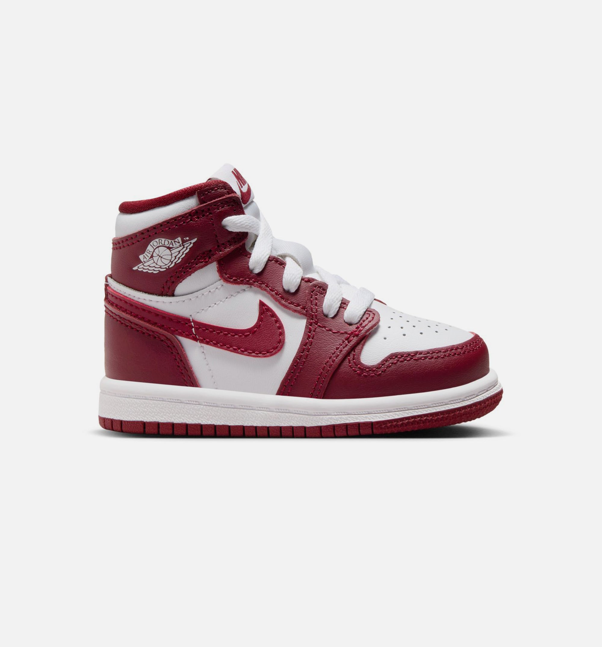 Air Jordan 1 Retro High OG Artisanal Red Infant Toddler Lifestyle Shoe - White/Team Red