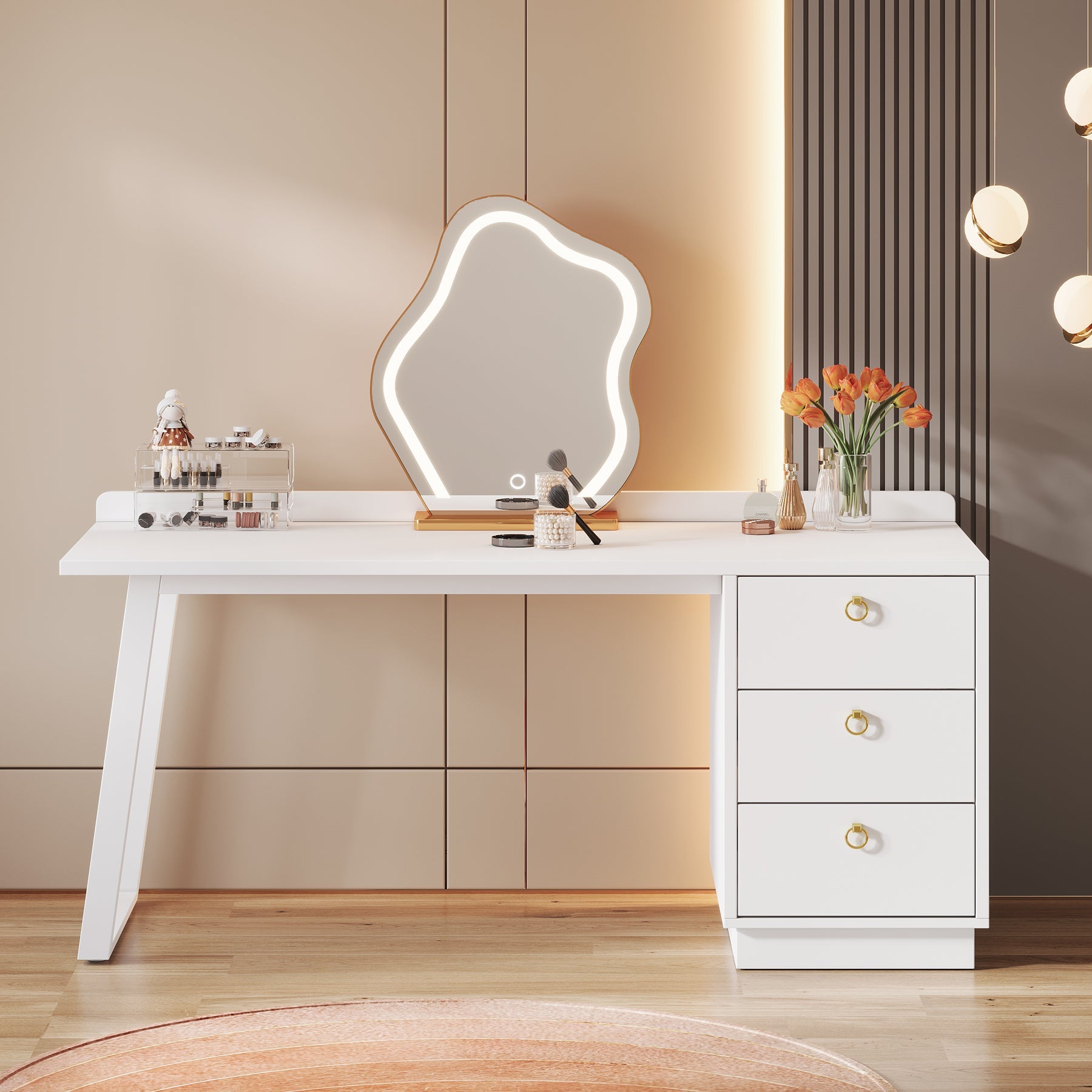 Modern Makeup Vanity Desk, 55