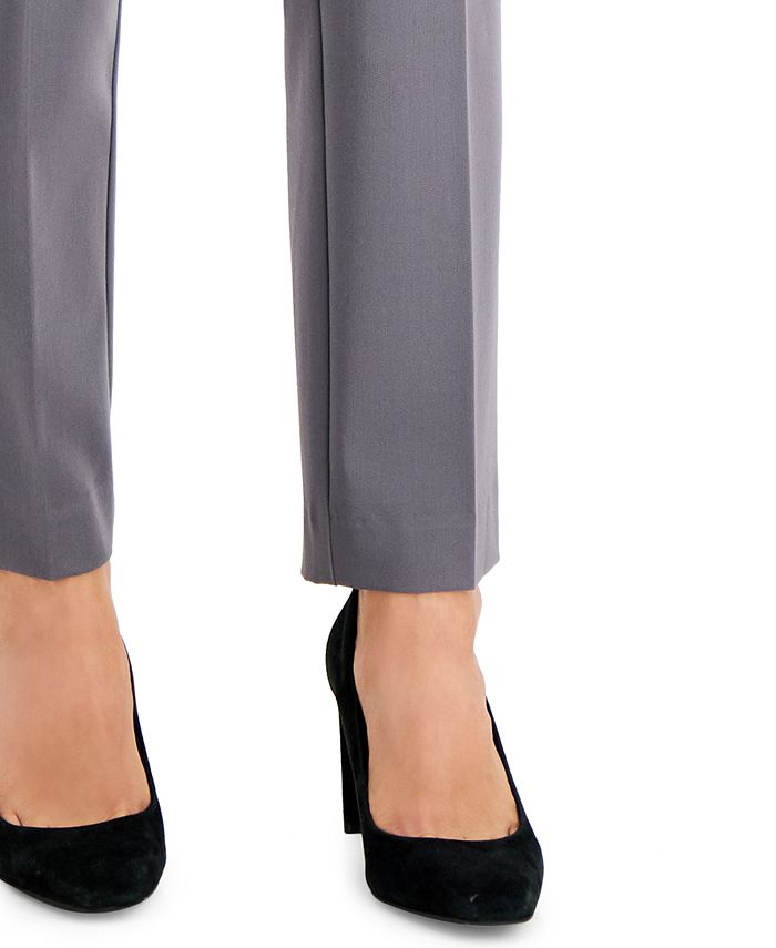 Petite Modern Straight-Leg Pants， Created for Macy's