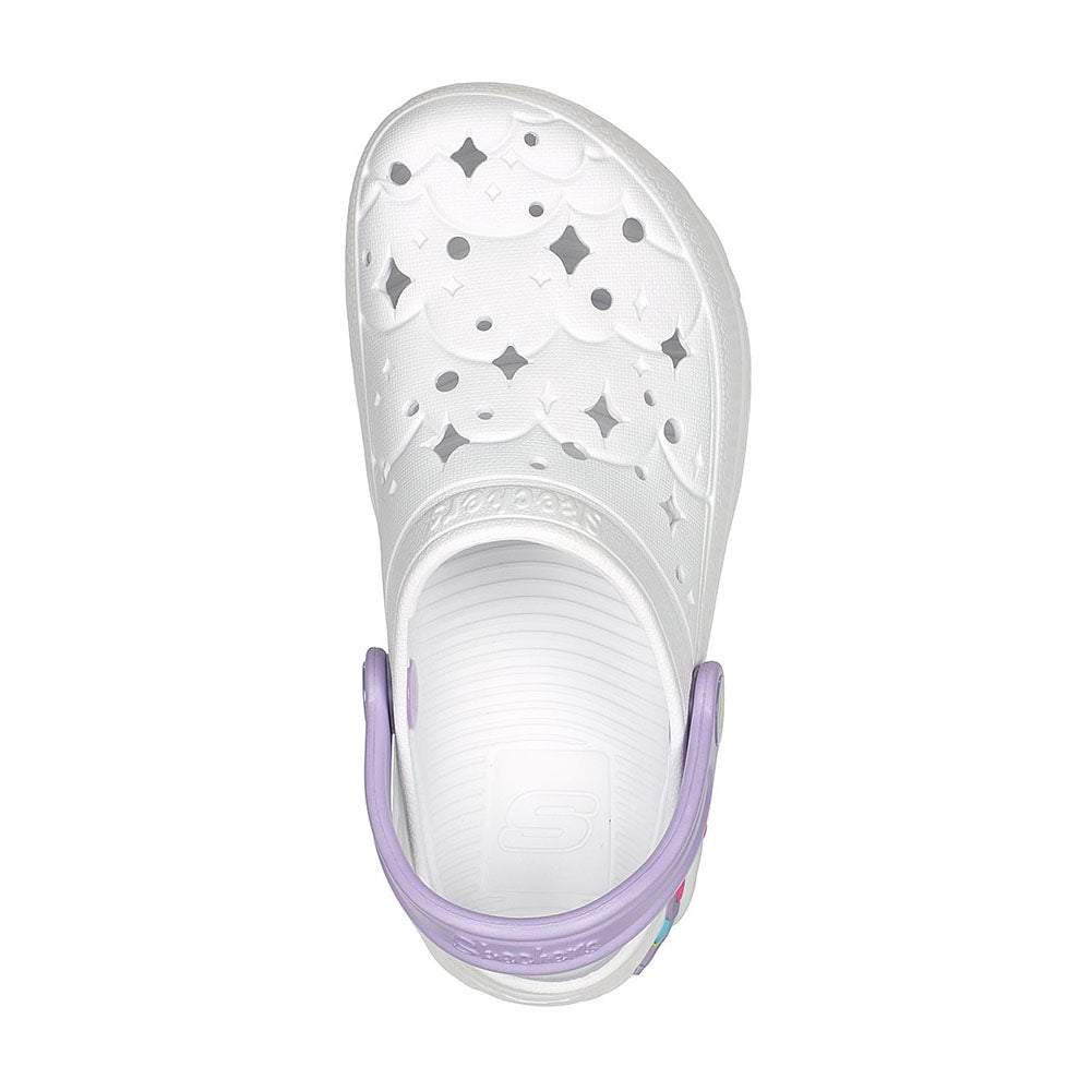 Skechers Girls Foamies Unicorn Dreamer Shoes - 308400L-WHT