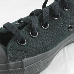 Mens Converse All Star Low Black Mono Trainers