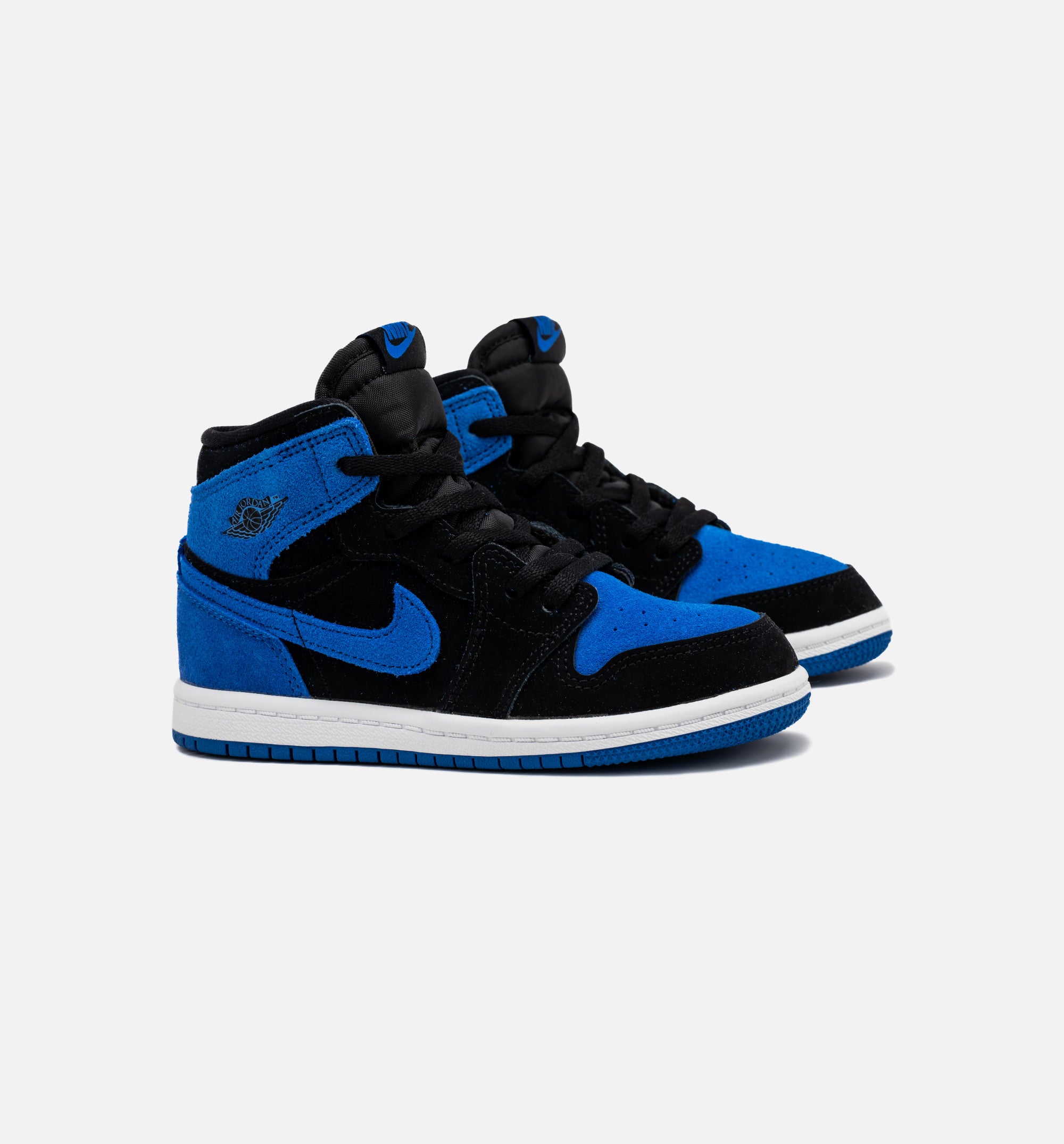 Air Jordan 1 Retro High OG Royal Reimagined Infant Toddler Lifestyle Shoe - Black/Royal Blue/White Free Shipping