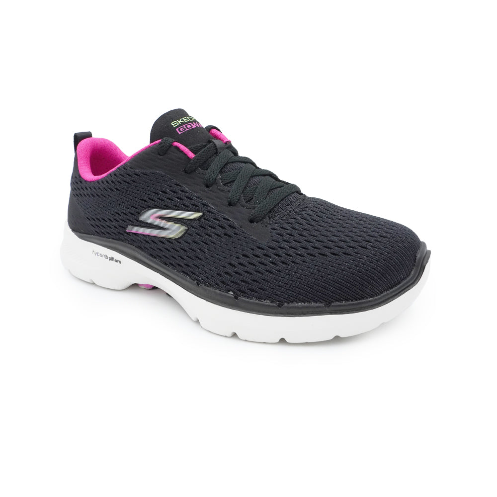 Skechers Women GOwalk 6 Shoes - 124619-BKHP