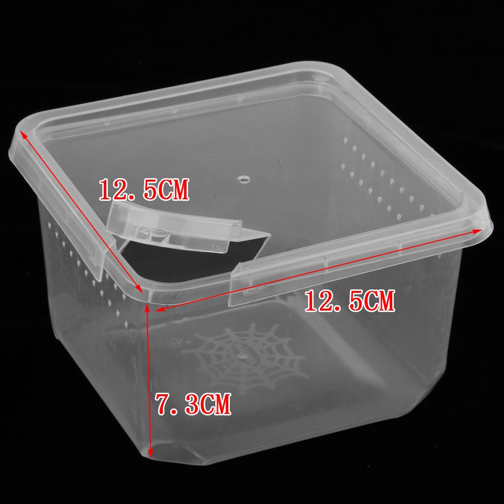Reptile Breeding Box Spider Container Case Hatching Tank Feeding House