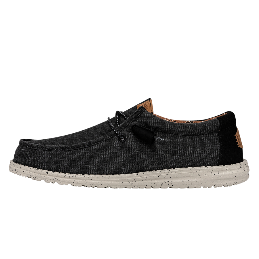 Wally Washed Canvas - Black