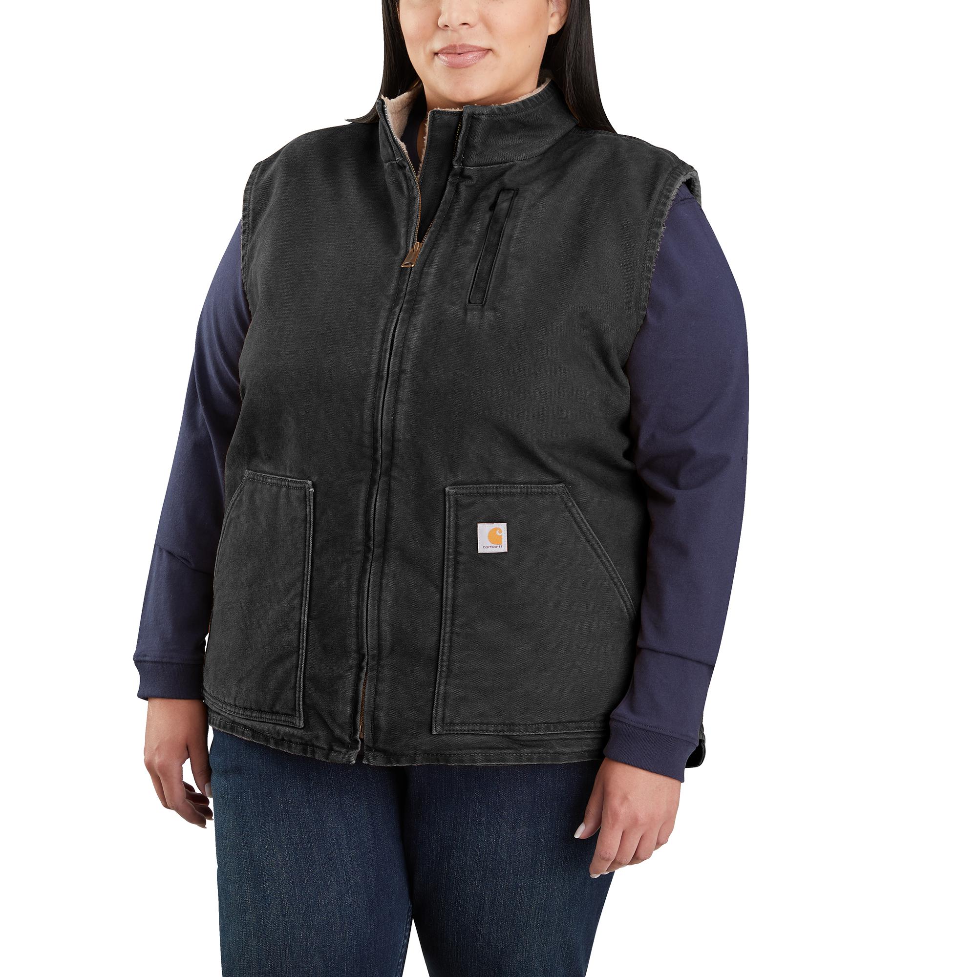 Carhartt Women's Washed Duck Mock Neck Vest