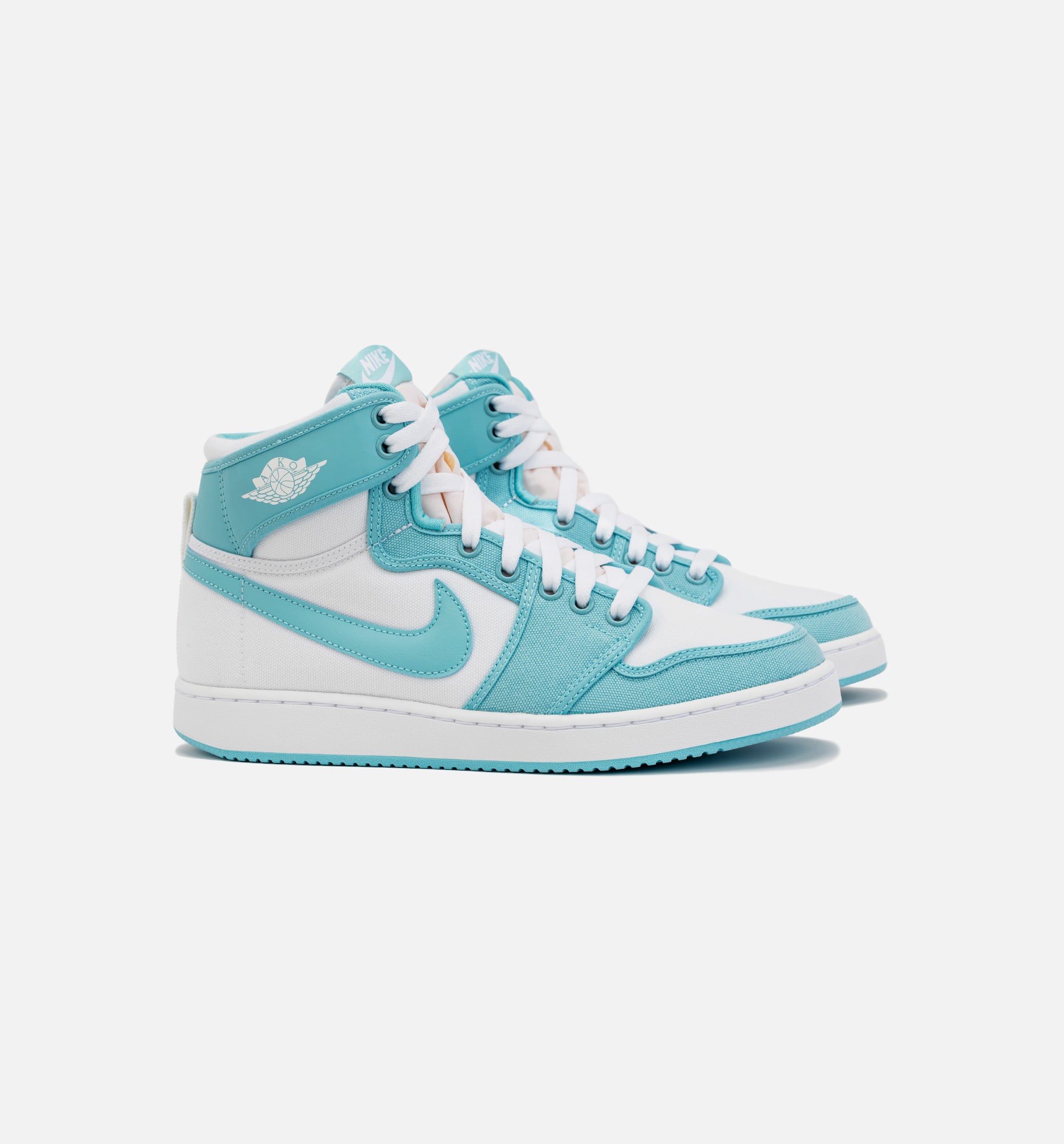 Air Jordan 1 KO Bleached Aqua Mens Lifestyle Shoe - Aqua/White