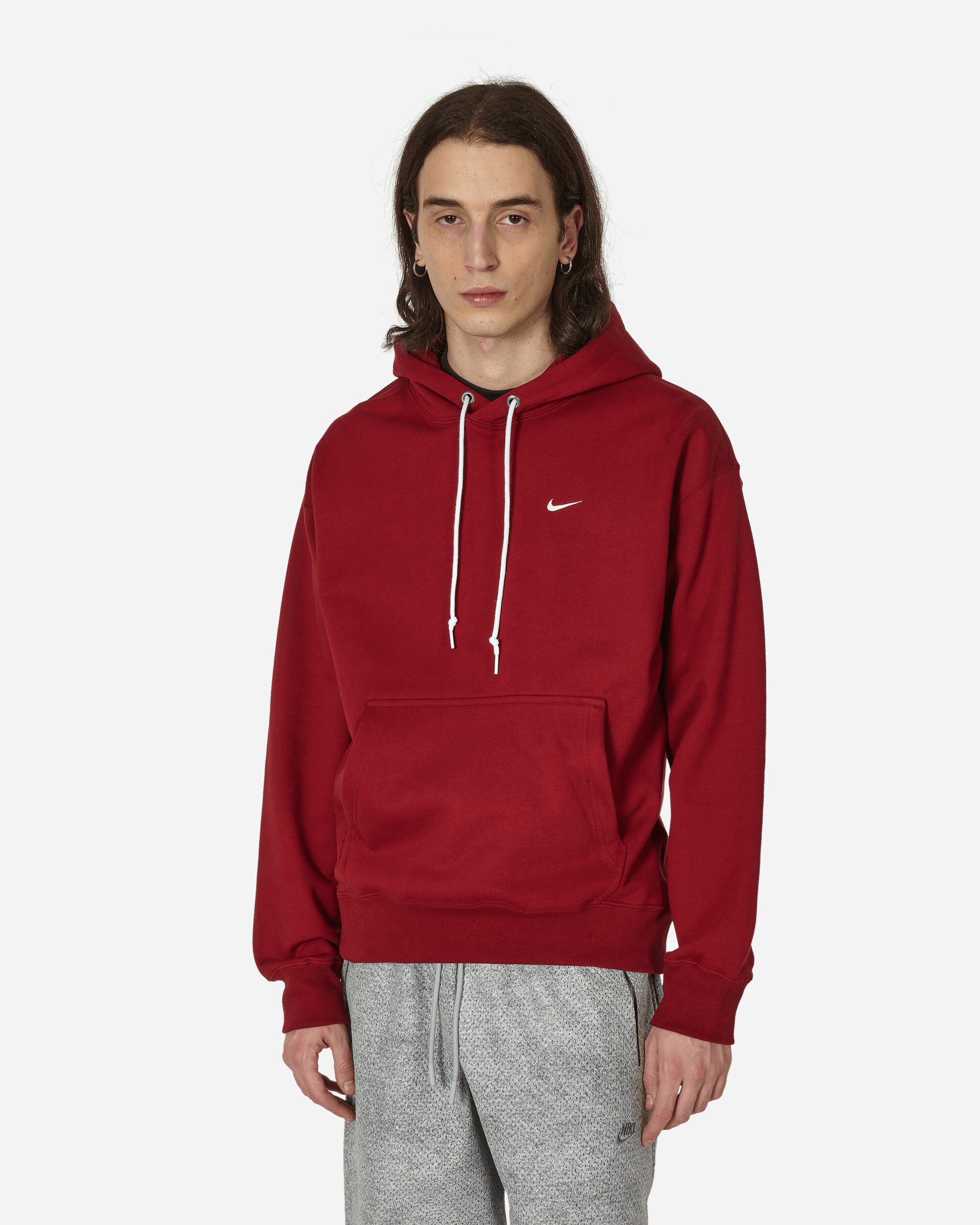 Solo Swoosh Hooded Sweatshirt Team Red