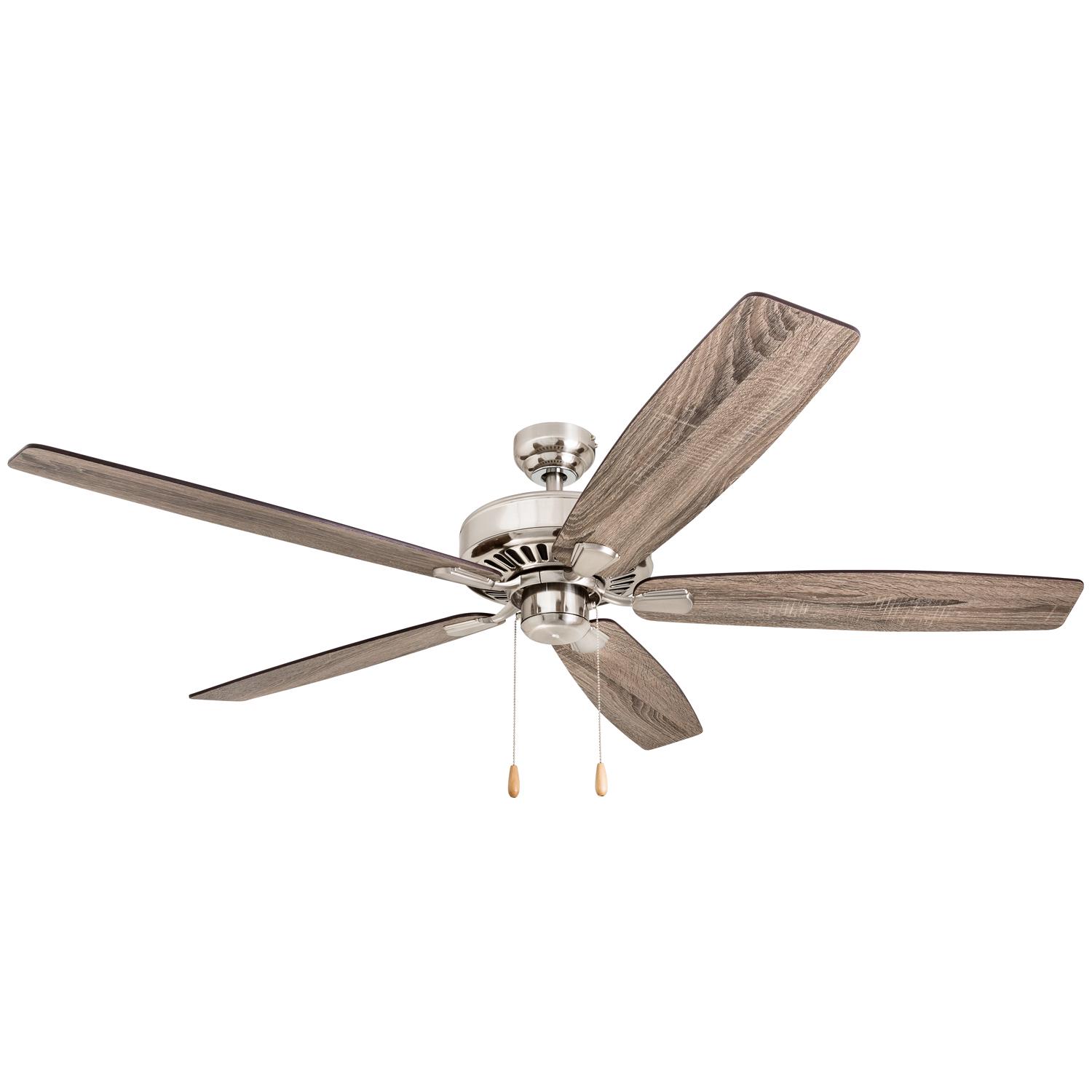 Prominence Home Cardale 60 In. Brushed Nickel Indoor Ceiling Fan