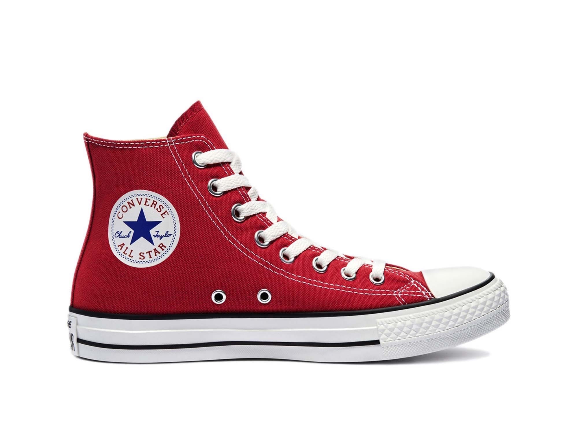 Converse Chuck Taylor Hi Womens Rojo