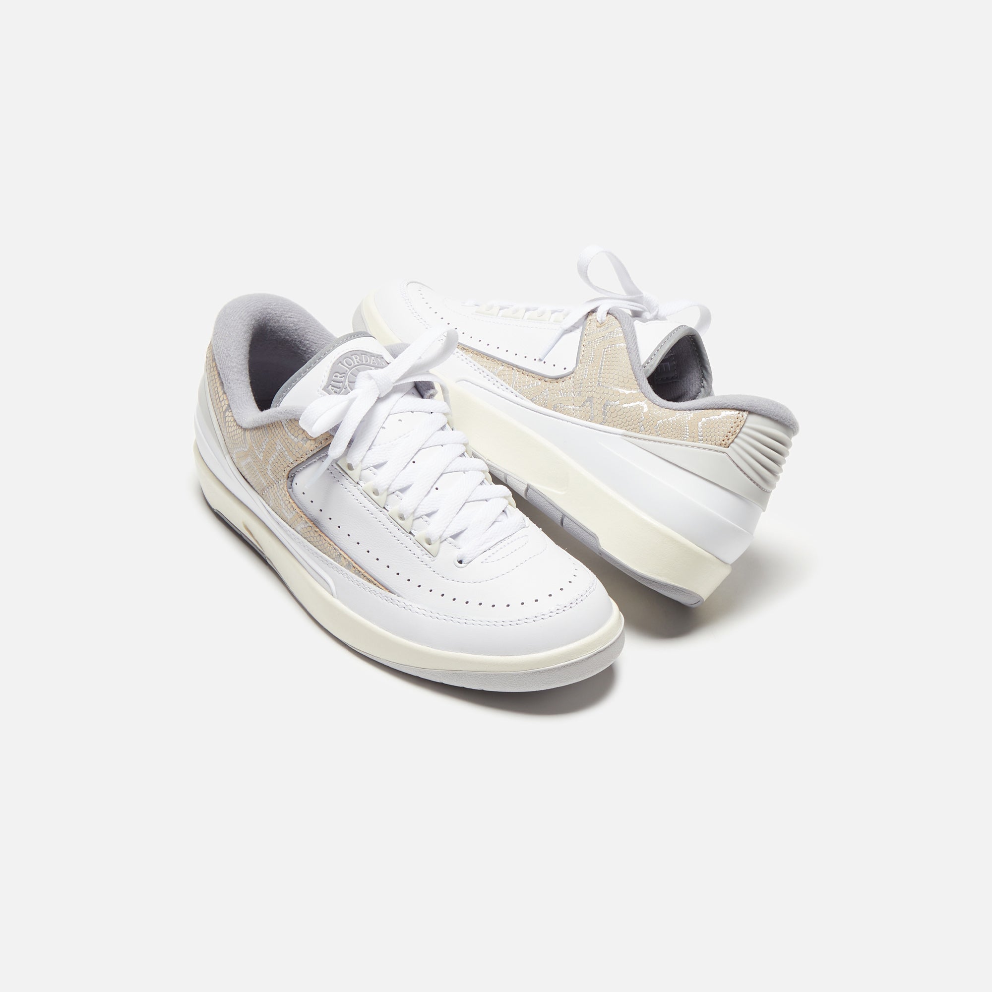 Nike Air Jordan 2 Retro Low - White / Cement Grey / Sanddrift / Neutral Grey / Sail