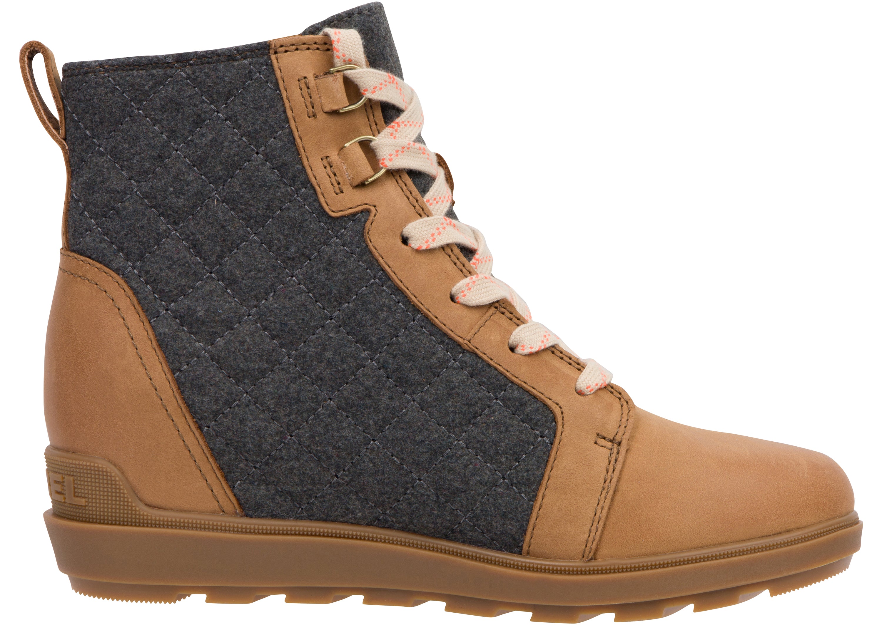 Sorel Womens Evie II NW Lace Velvet Tan Gum 10