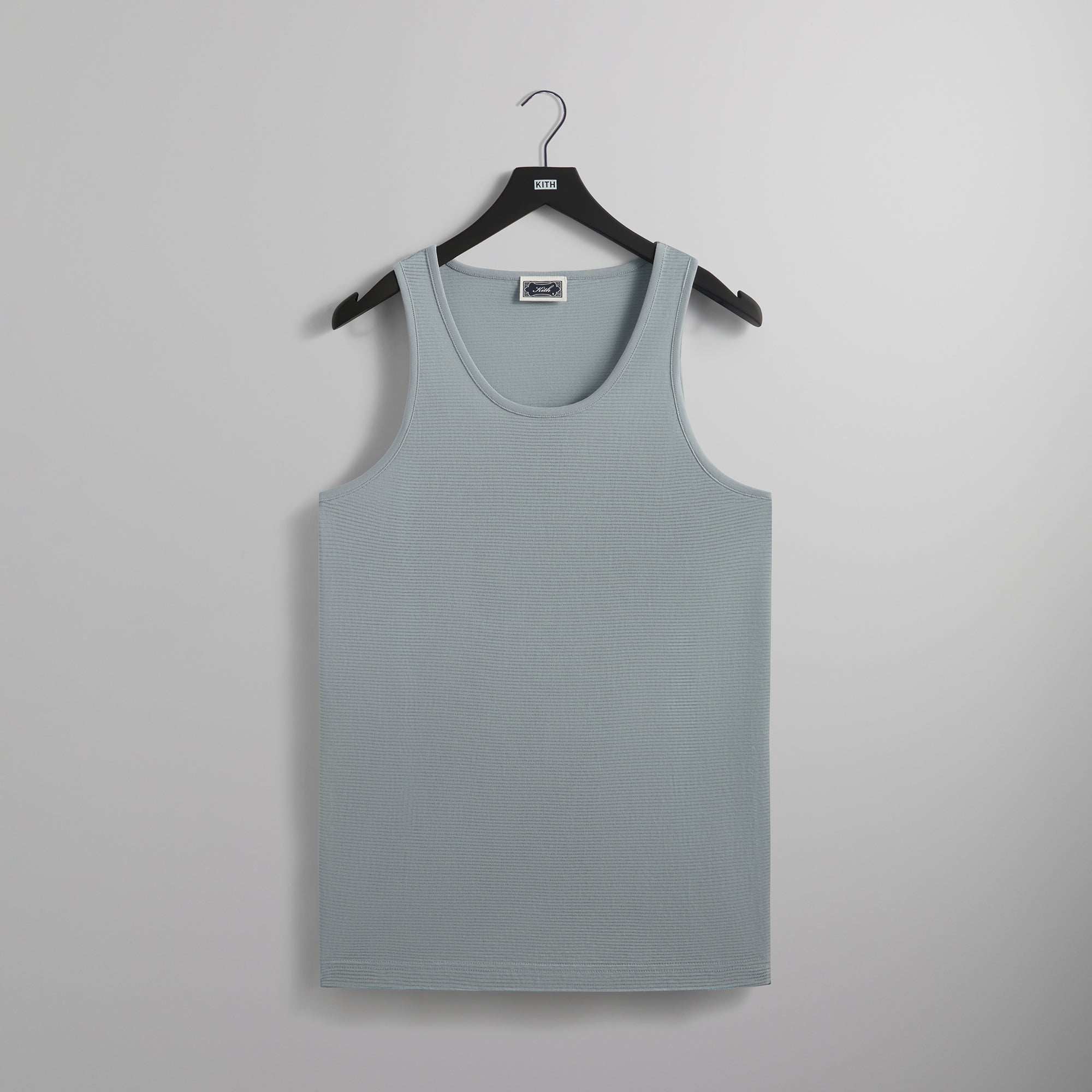 Kith Pointelle Mesh Spencer Tank - Light Indigo