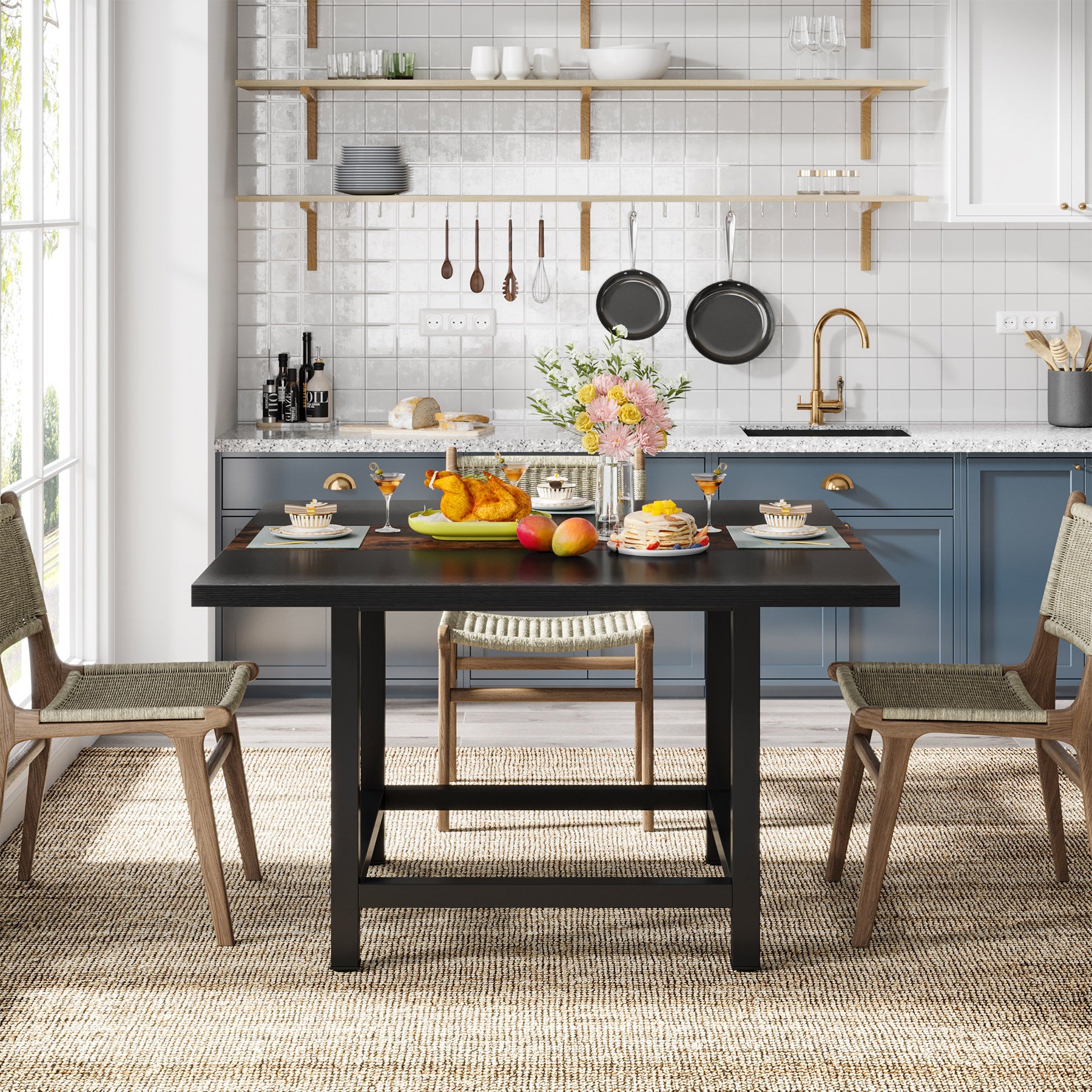 Square Dining Table, Farmhouse 39