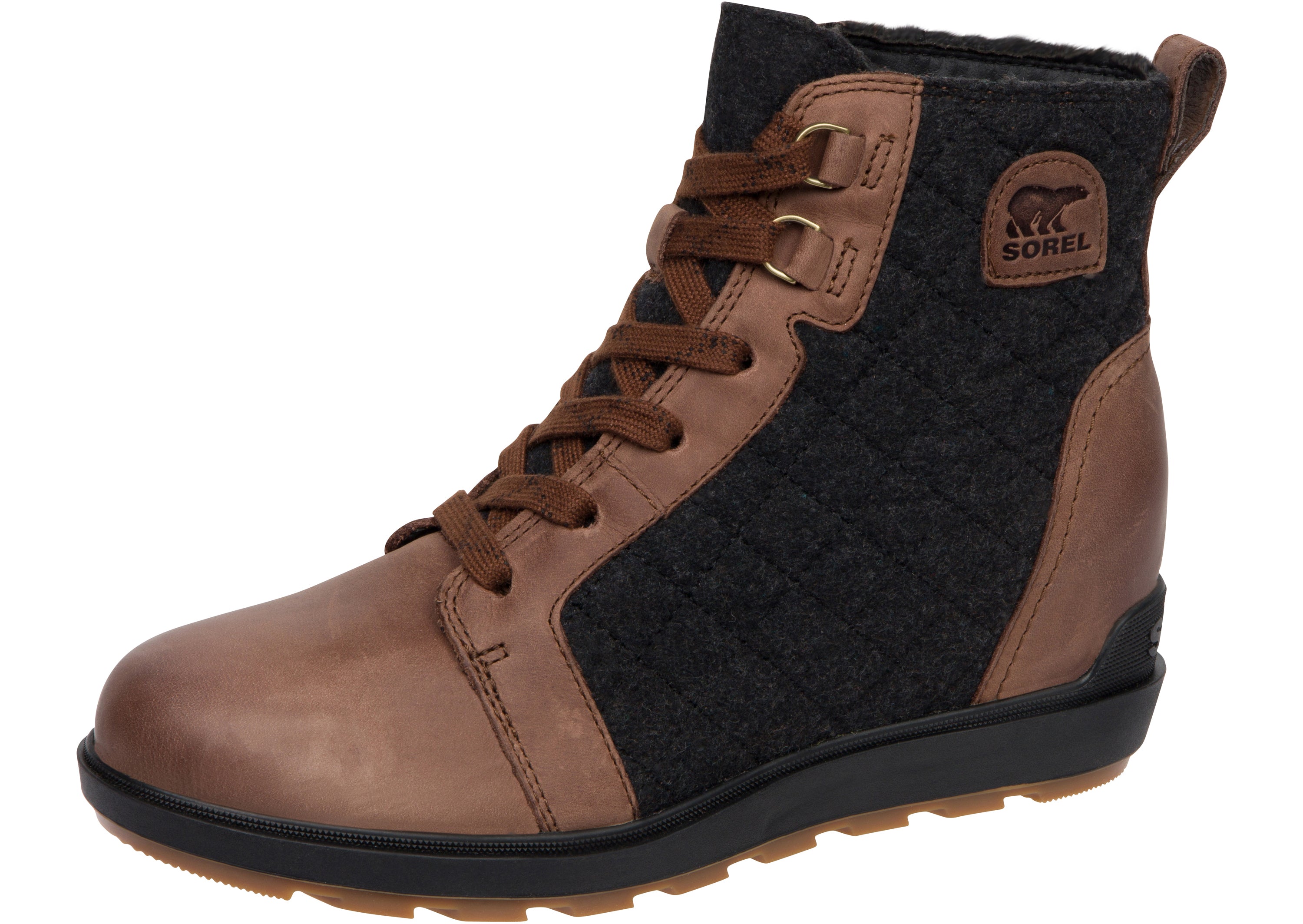 Sorel Womens Evie II NW Lace Tobacco Black