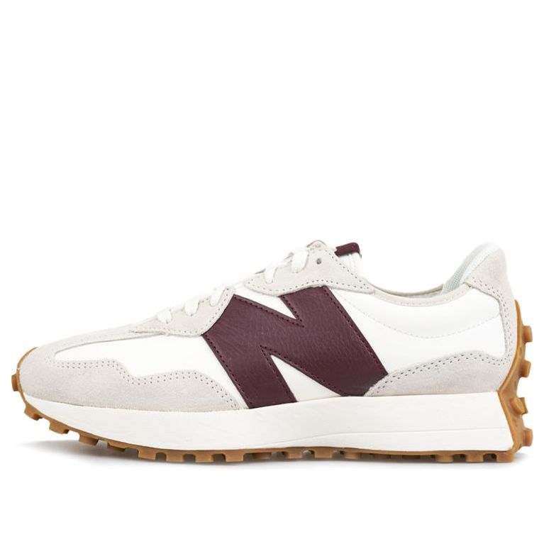 (WMNS) New Balance 327 'White Dark Red' WS327KA