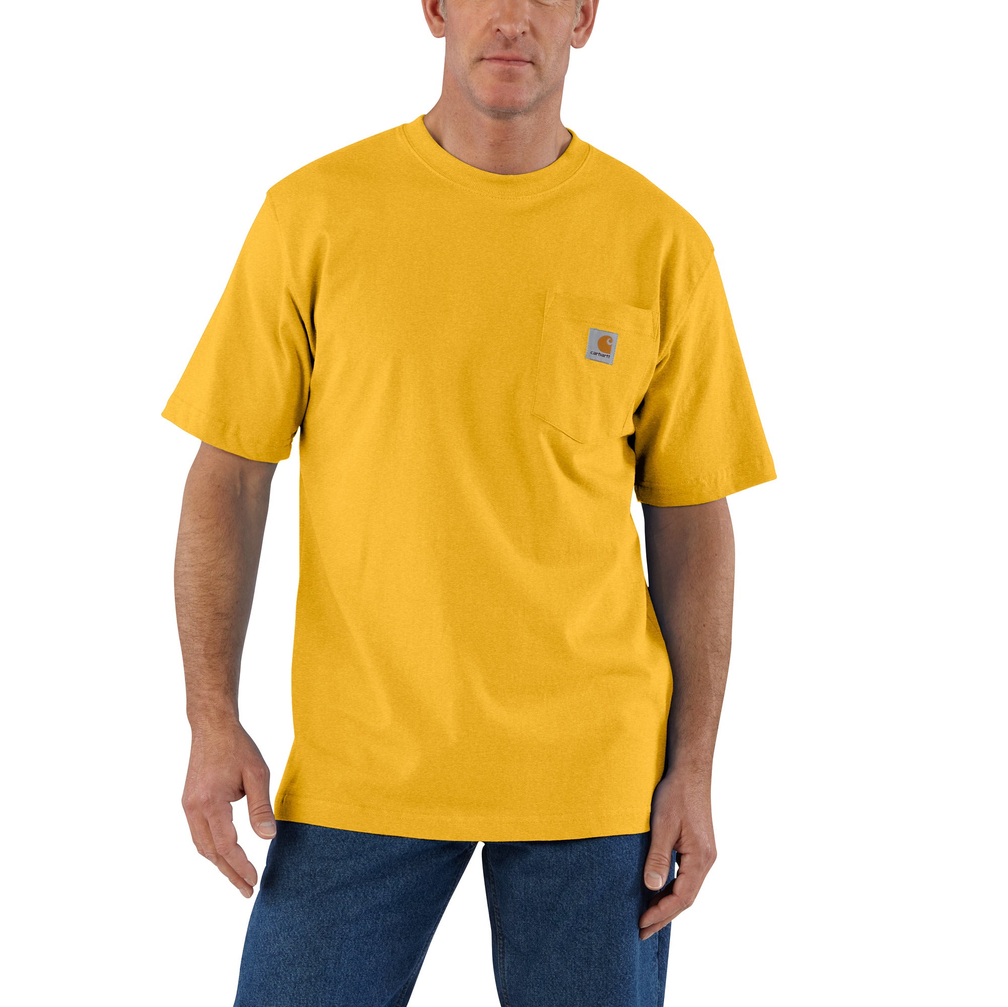 Carhartt Men's Short Sleeve Pocket T-Shirt_Honeycomb Heather