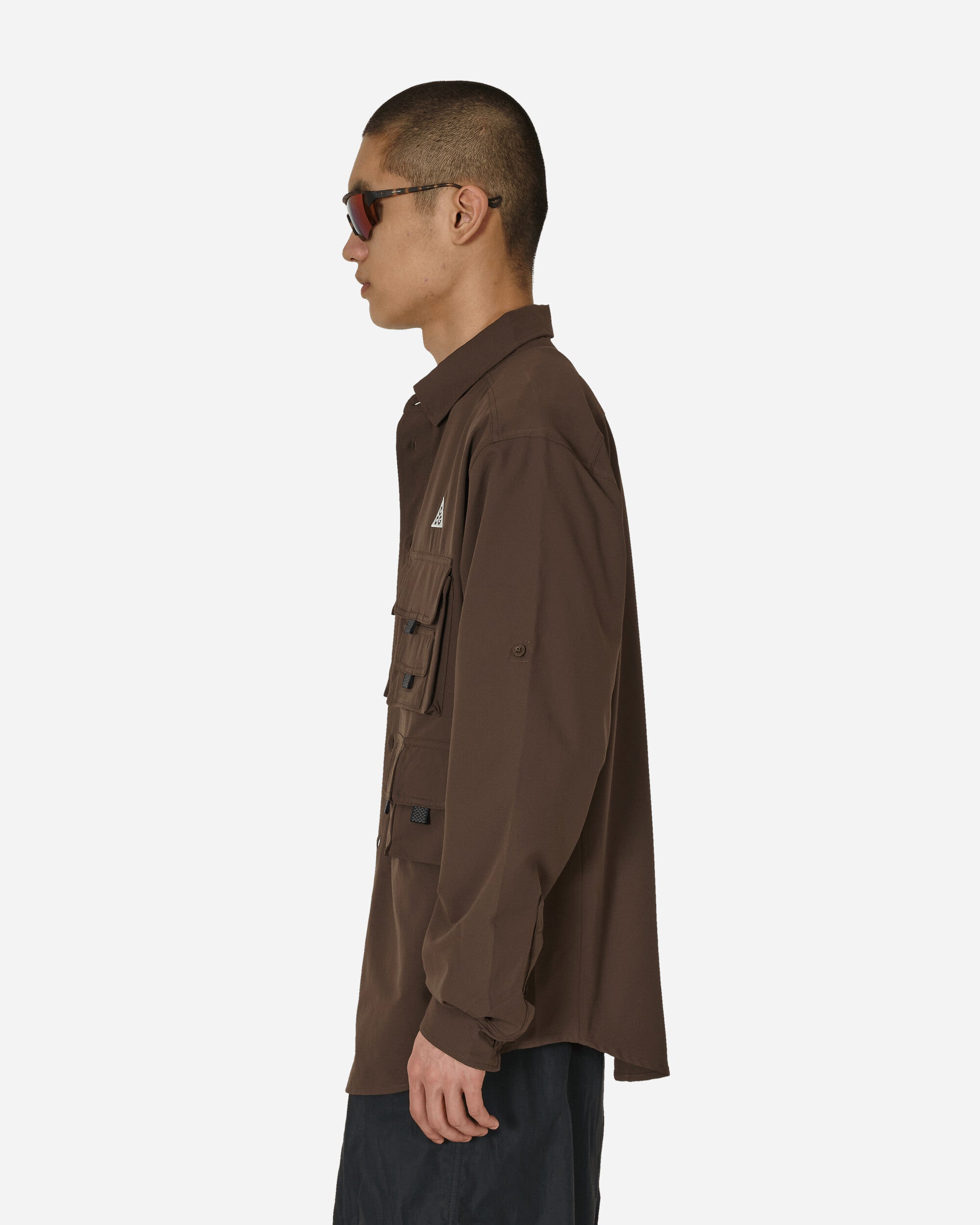 ACG Dri-FIT UV 'Devastation Trail' Longsleeve Shirt Baroque Brown