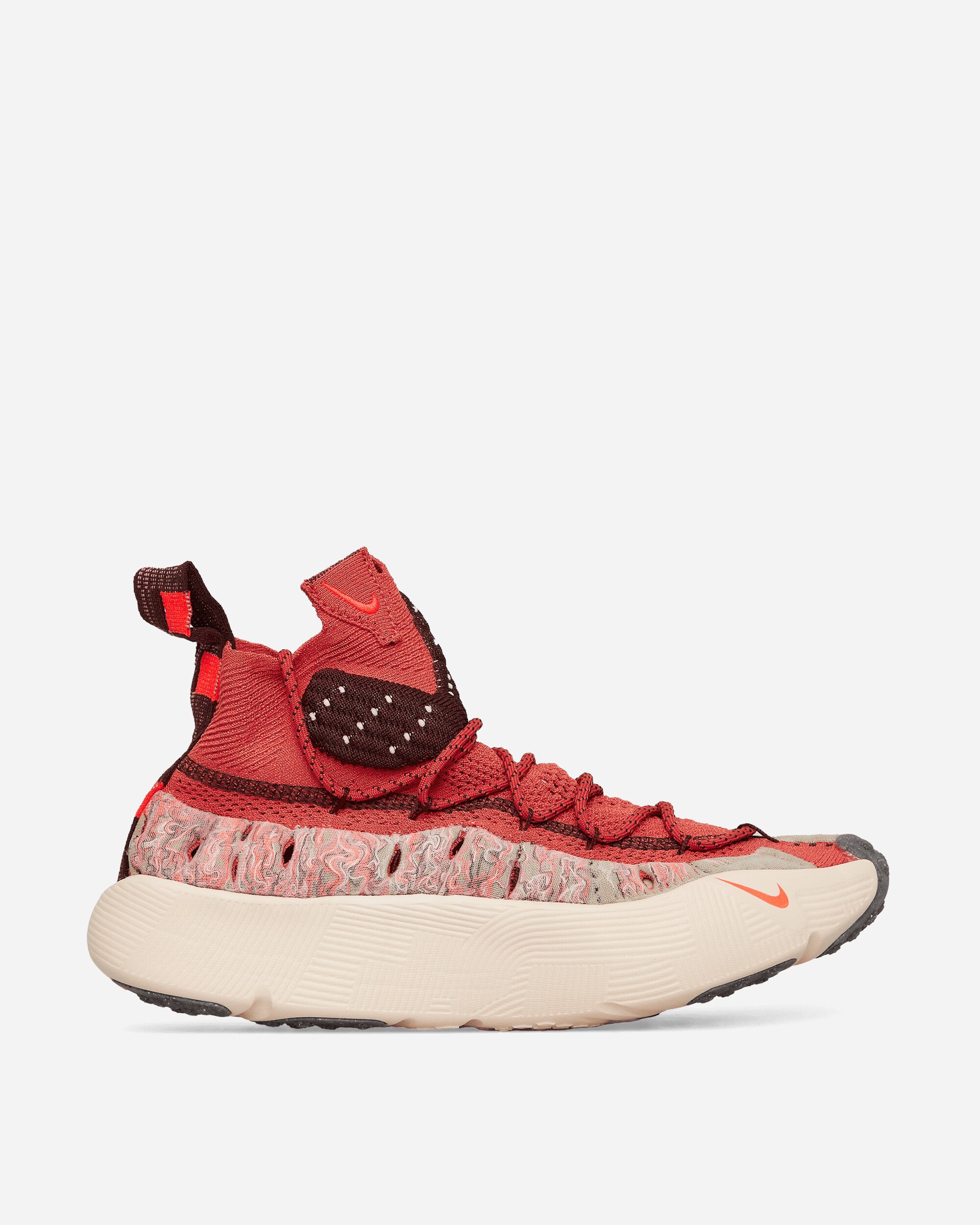 ISPA Sense Flyknit Sneakers Desert Adobe / Bright Crimson