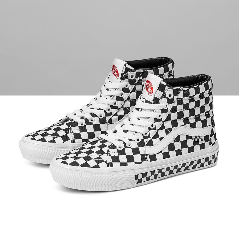 Customs Checkerboard Skate Sk8-Hi