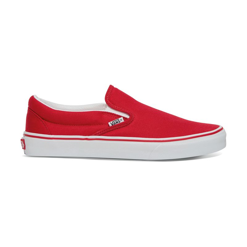 Customs Racing Red Slip-On Wide