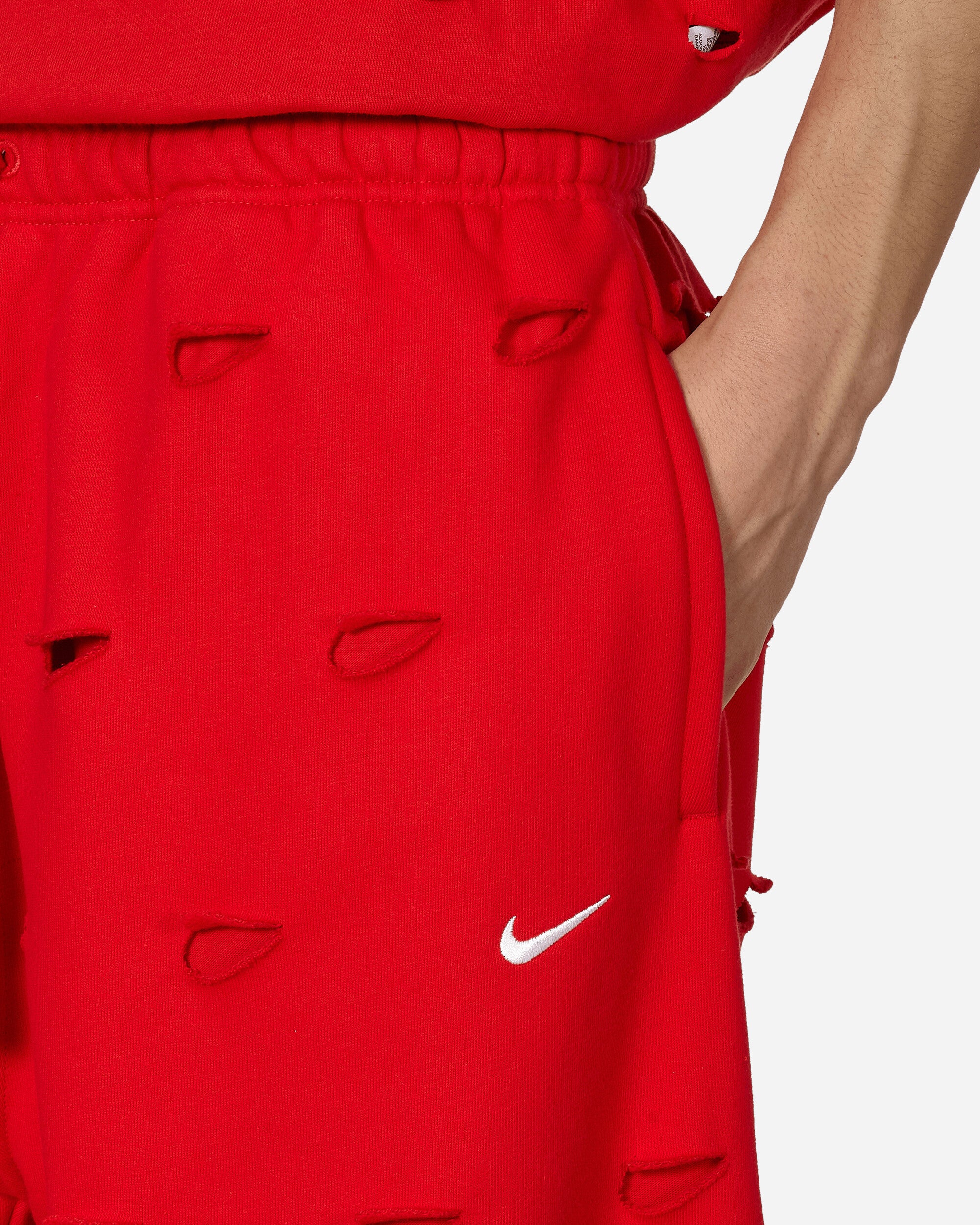 JACQUEMUS Swoosh Sweatpants University Red