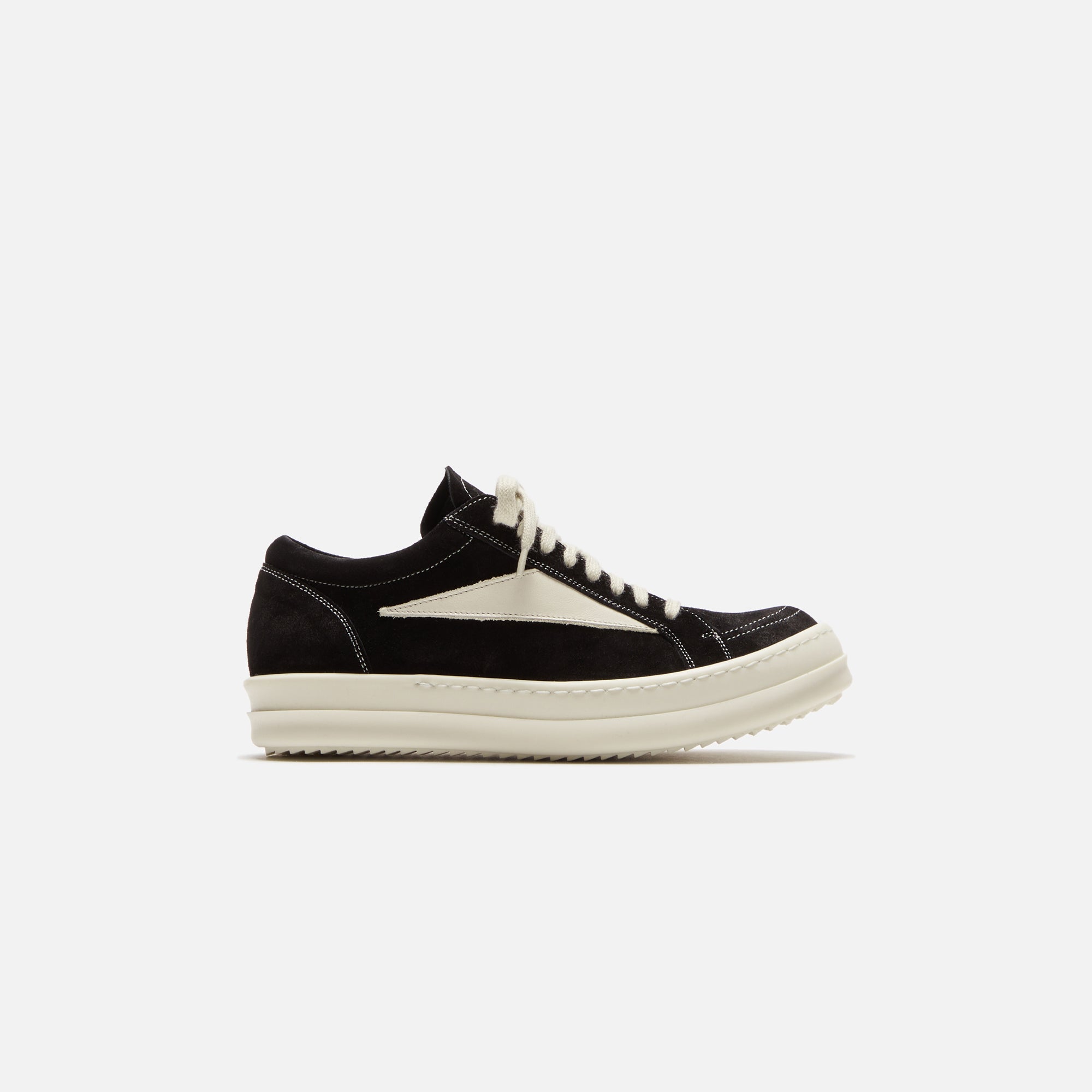 Rick Owens WMNS Vintage Sneakers  - Black / Milk / Milk