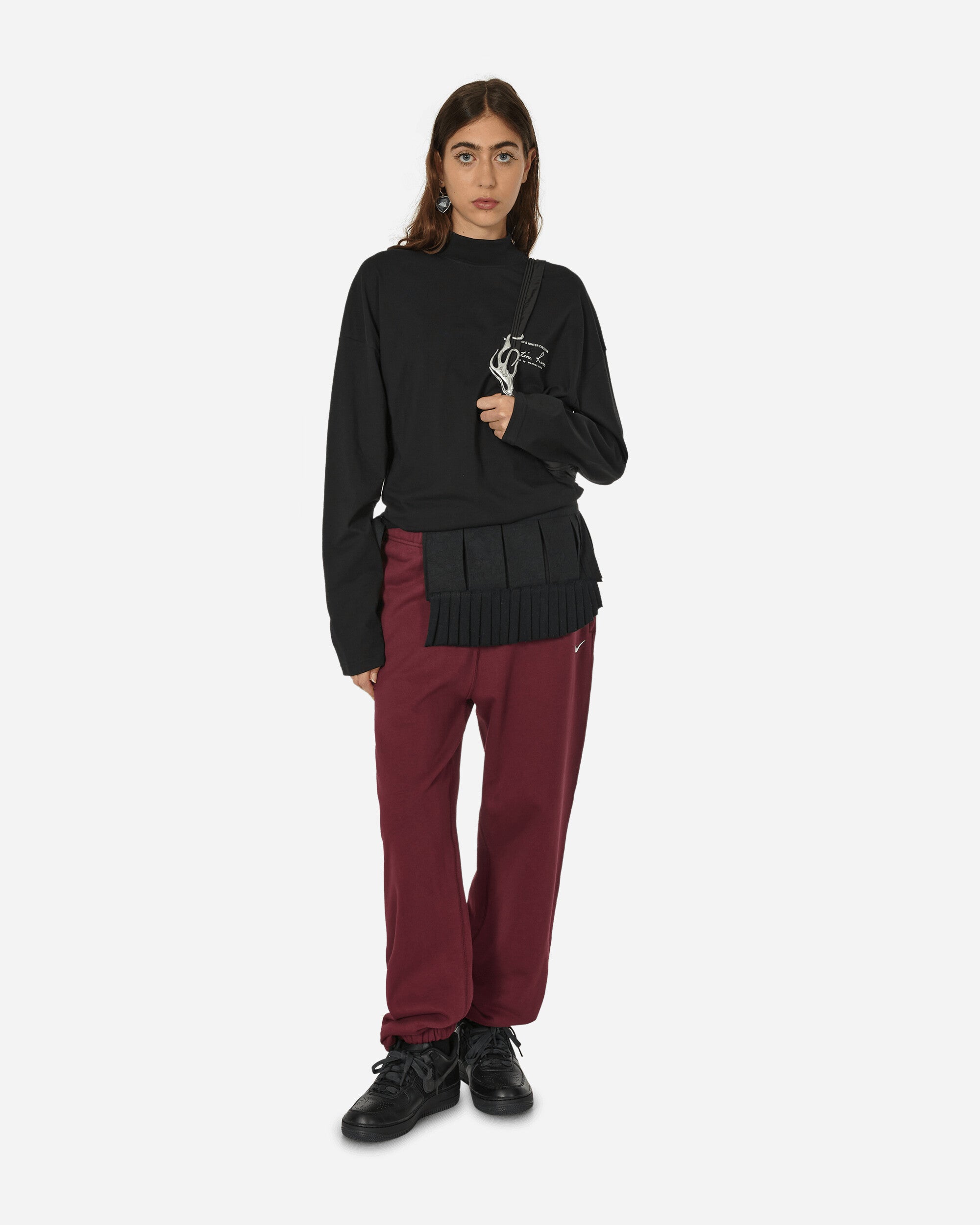 Solo Swoosh Sweatpants Night Maroon