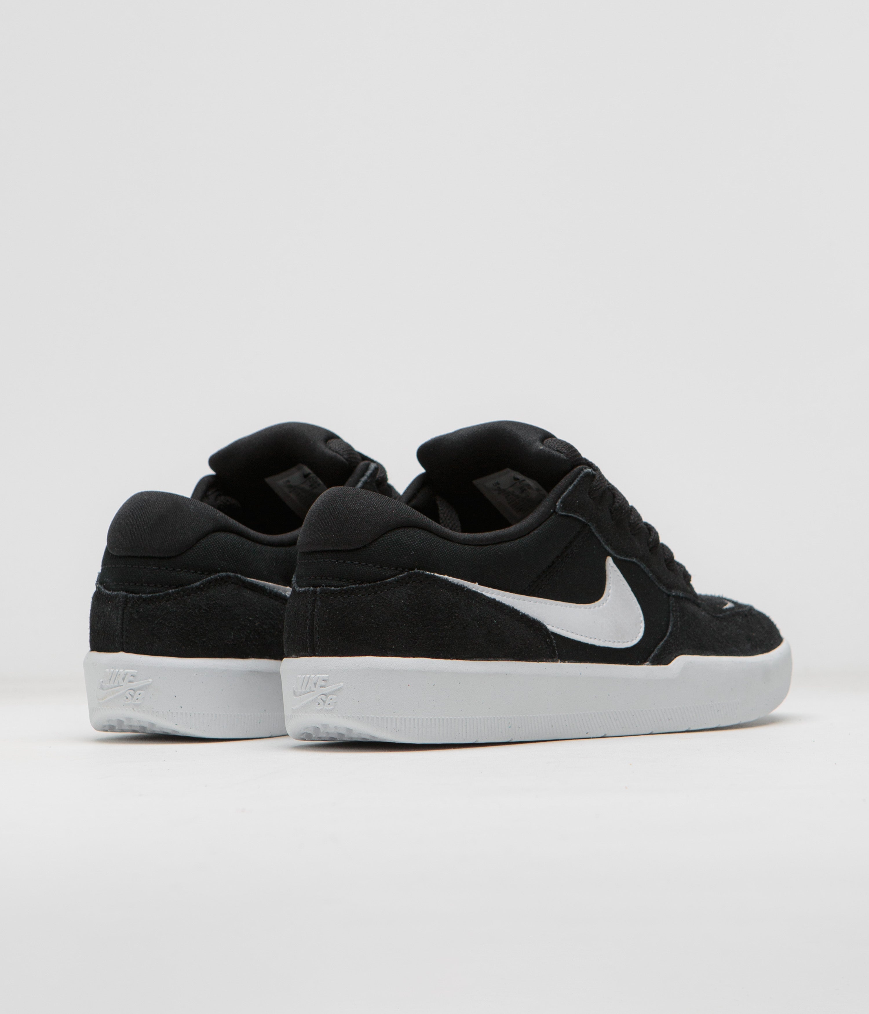 Nike SB Force 58 Shoes - Black / White - Black