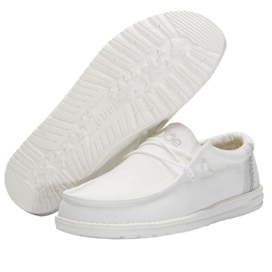 Wally Break Stitch - White