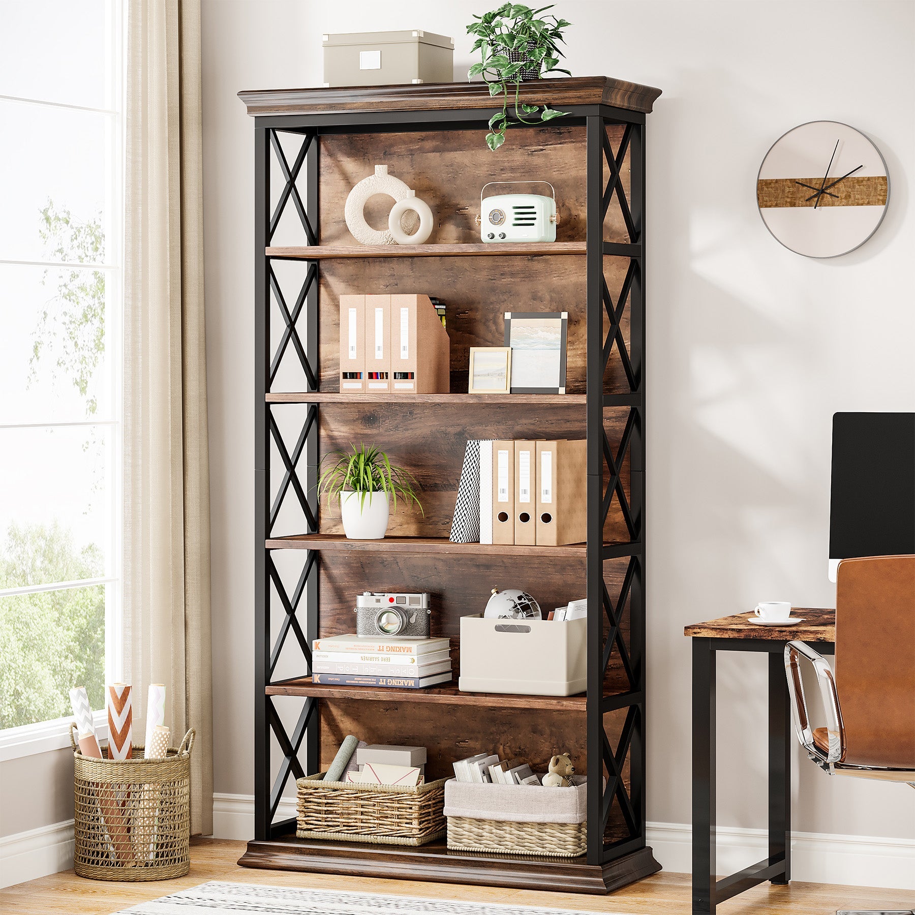 6-Tier Bookshelf, 70.87