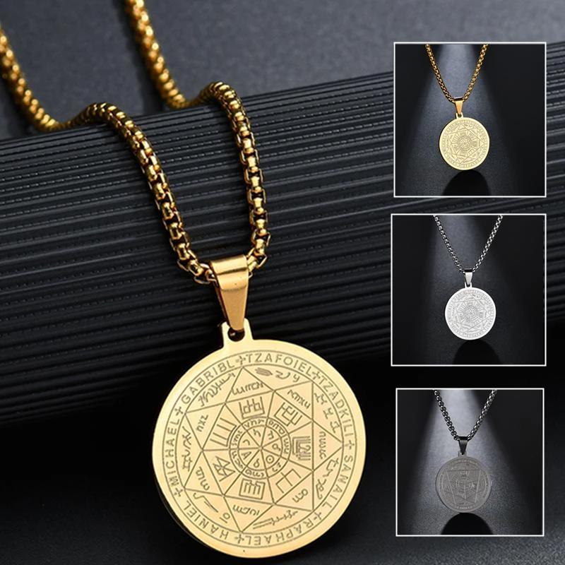 Stainless Steel Round Necklace