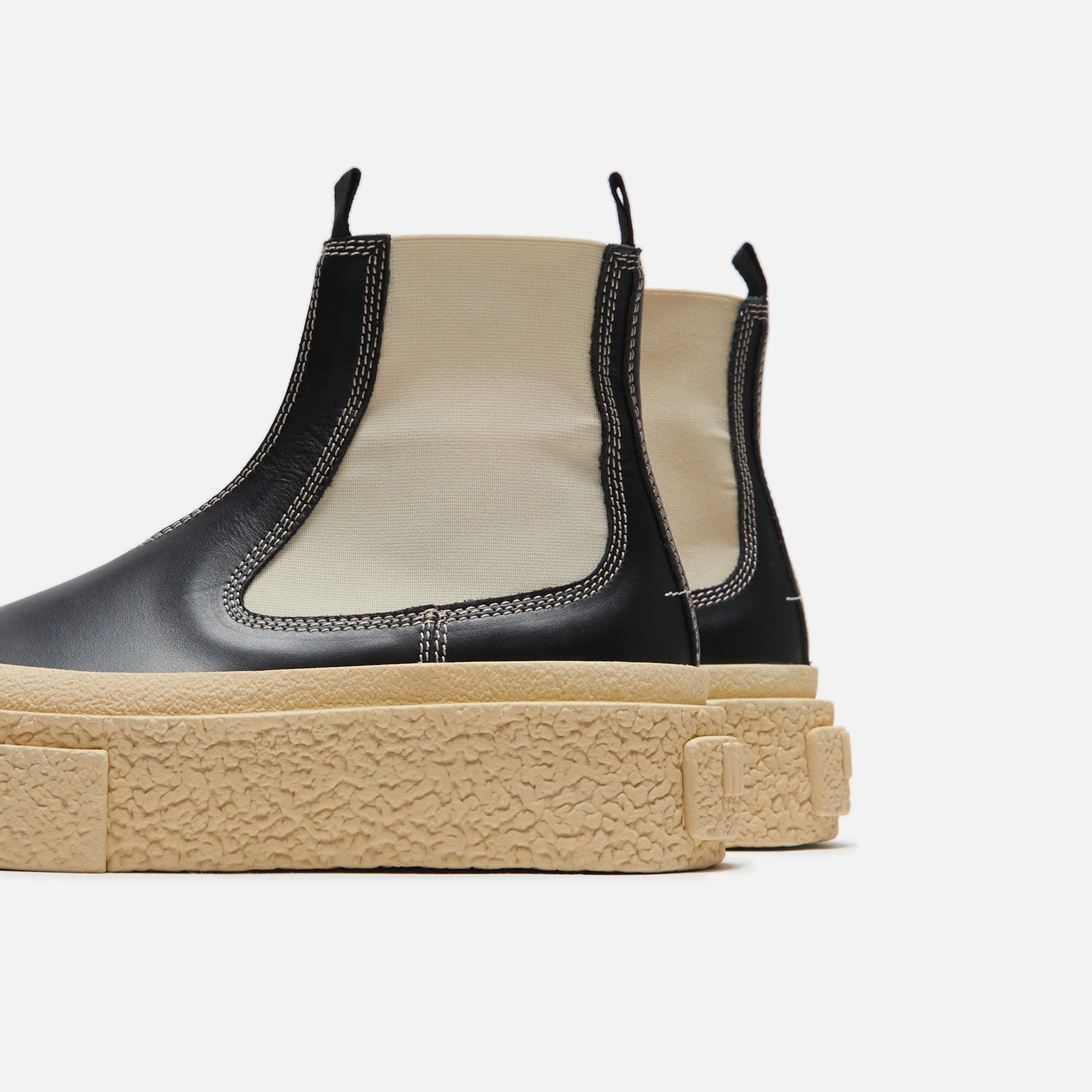 MM6 Maison Margiela WMNS Ankle Boot - Black / Vanilla