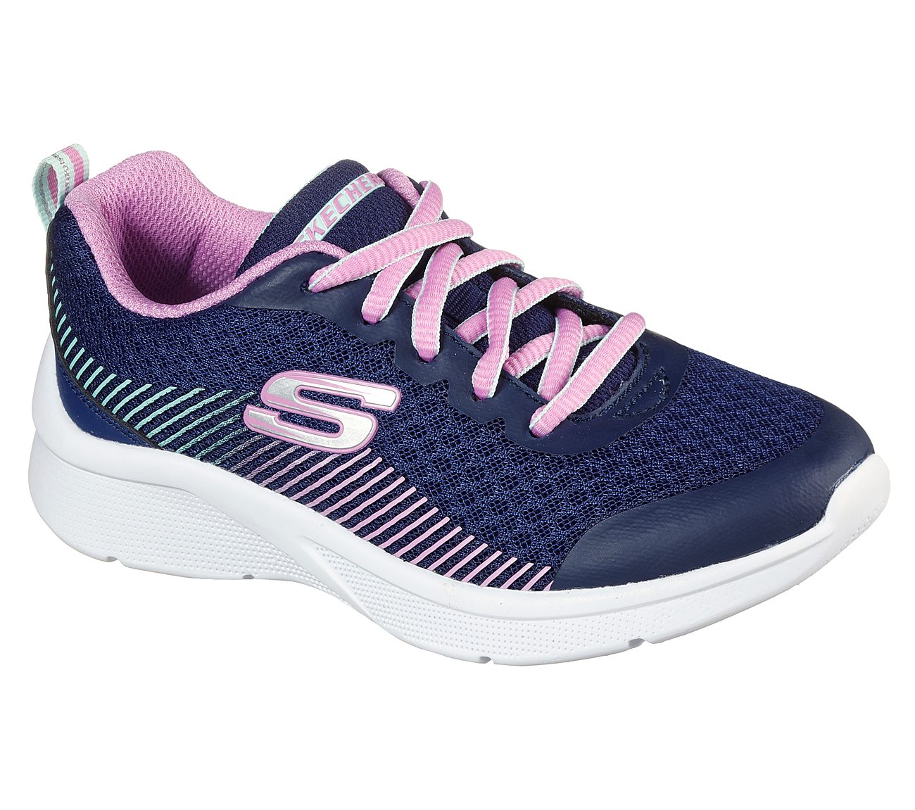 Skechers Girls Microspec Shoes - 302126L-NVLV